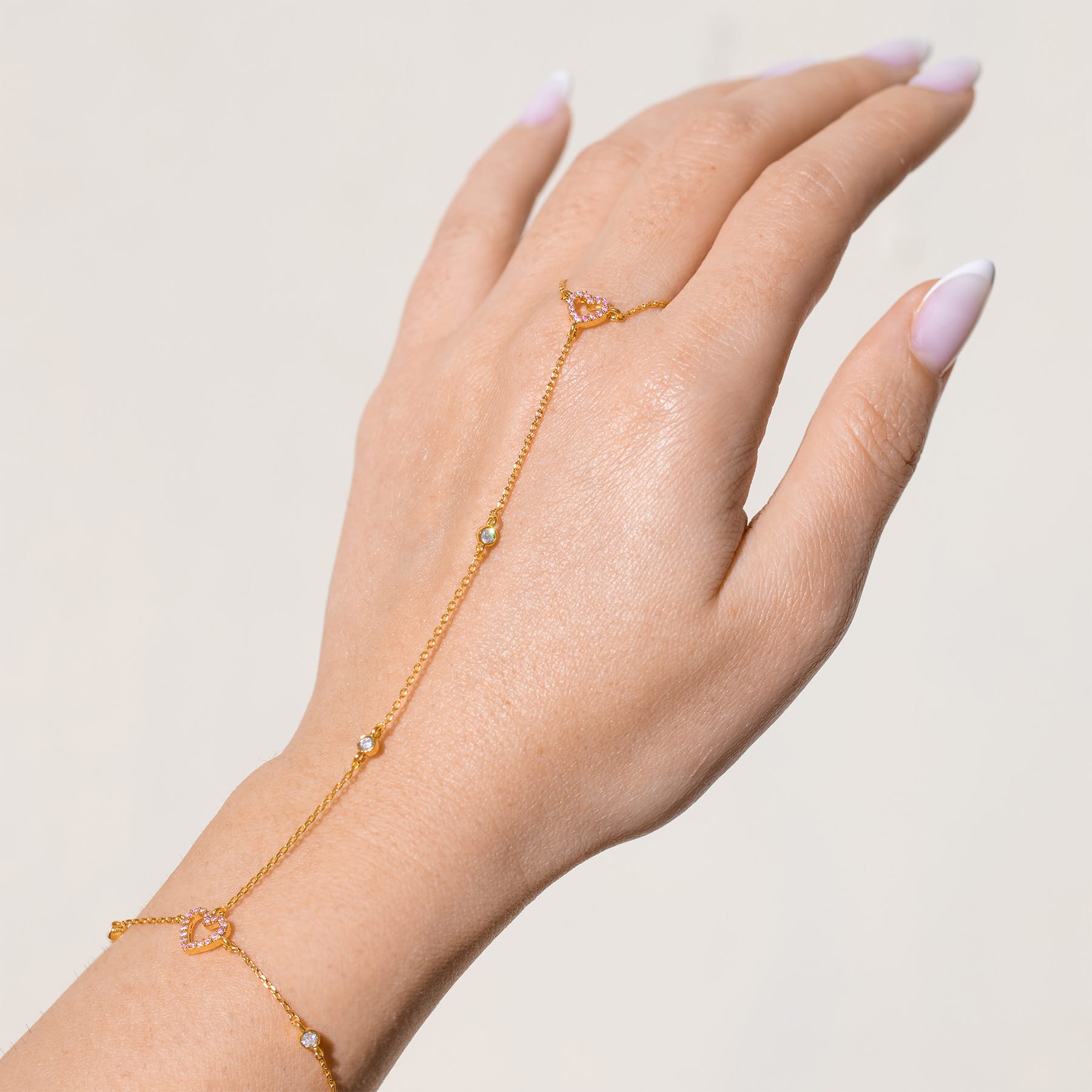 Heartline Hand Chain