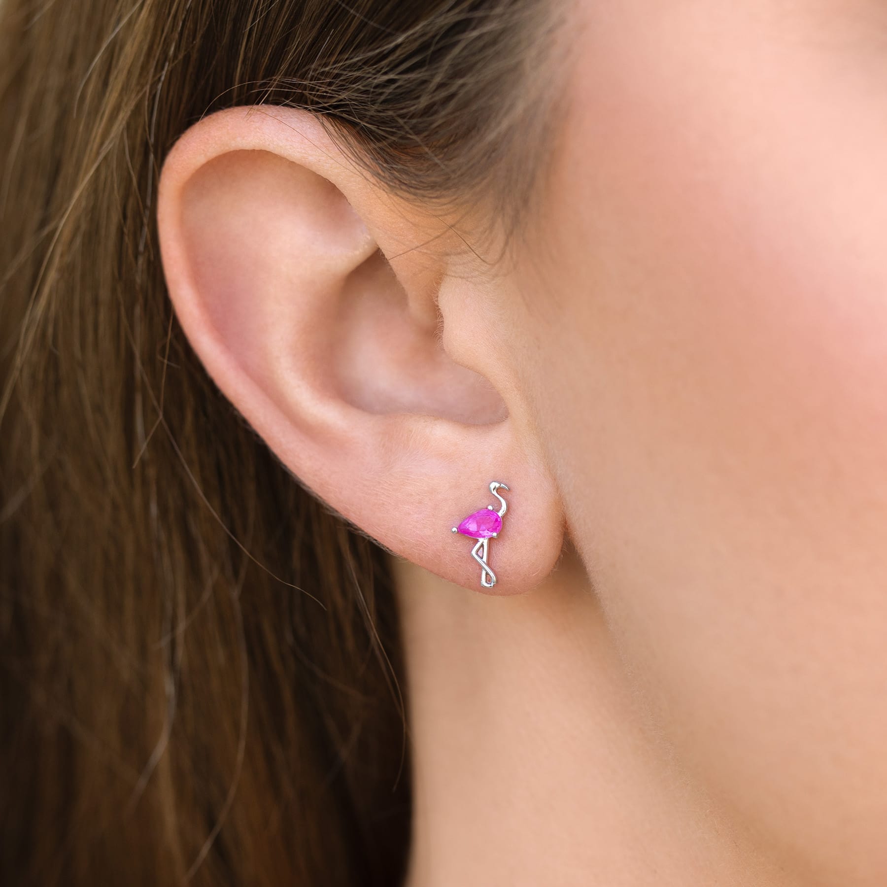 Flamingo Studs