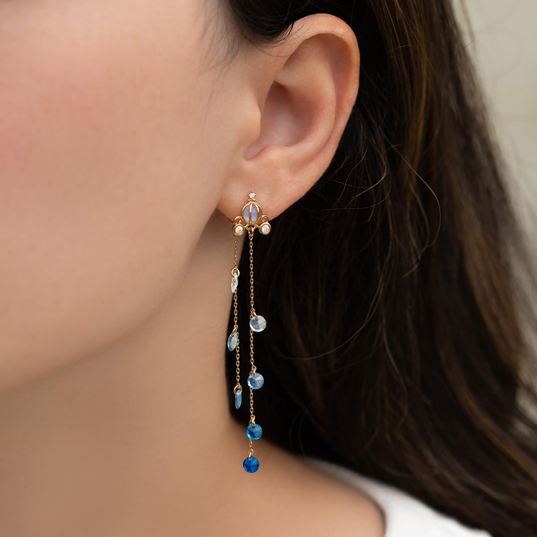 Disney Princess Cinderella Dangle Earrings