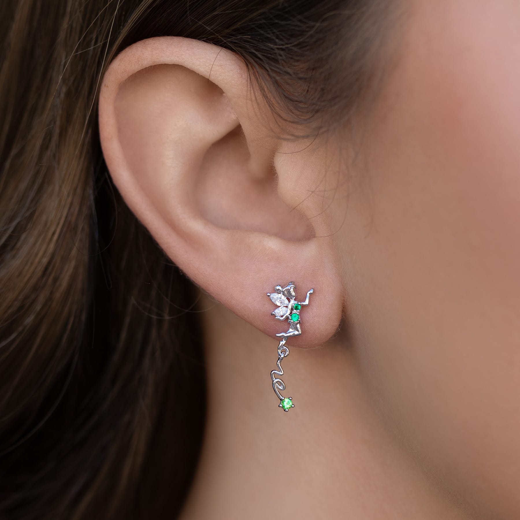 Disney Tinker Bell Pixie Dust Earrings