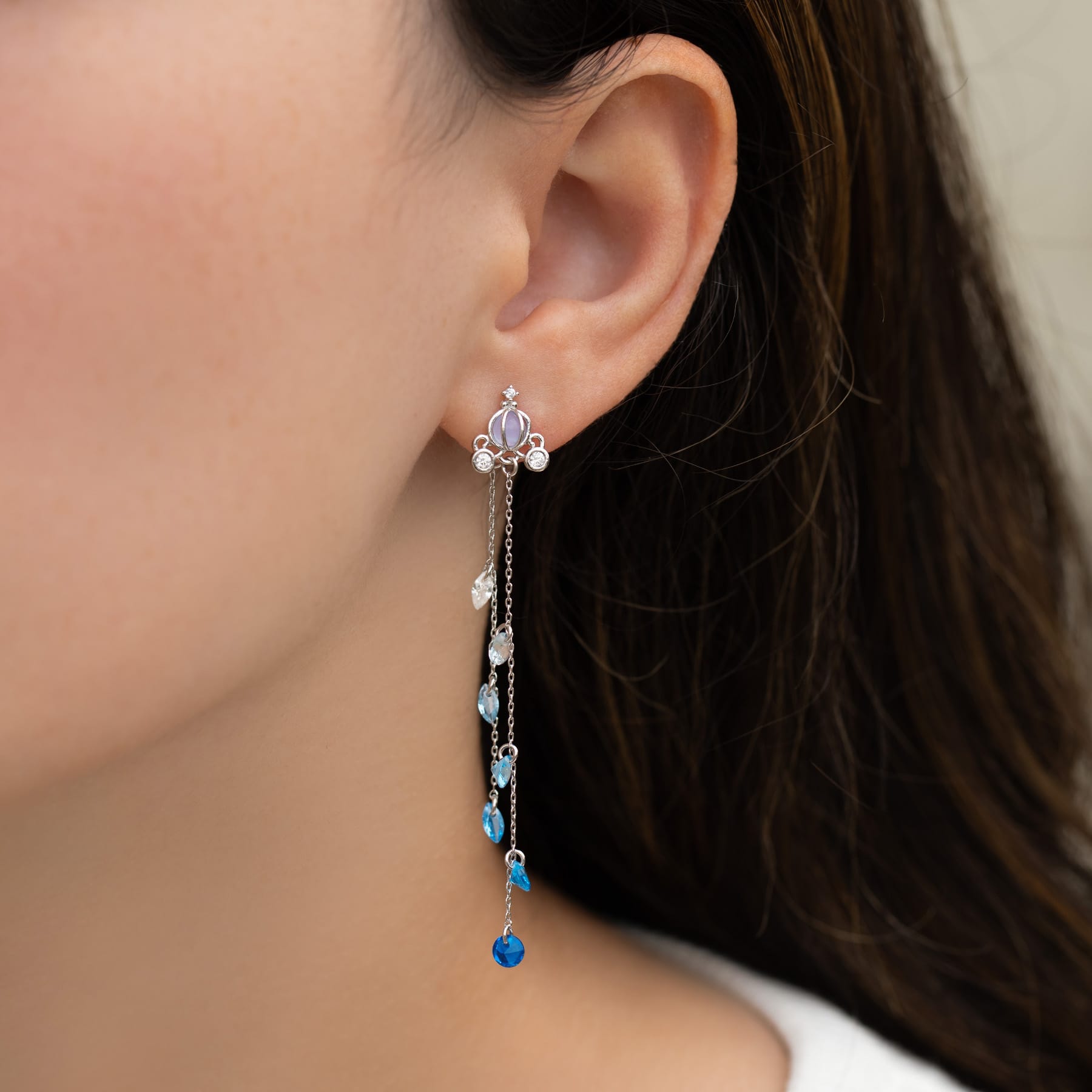Disney Princess Cinderella Dangle Earrings