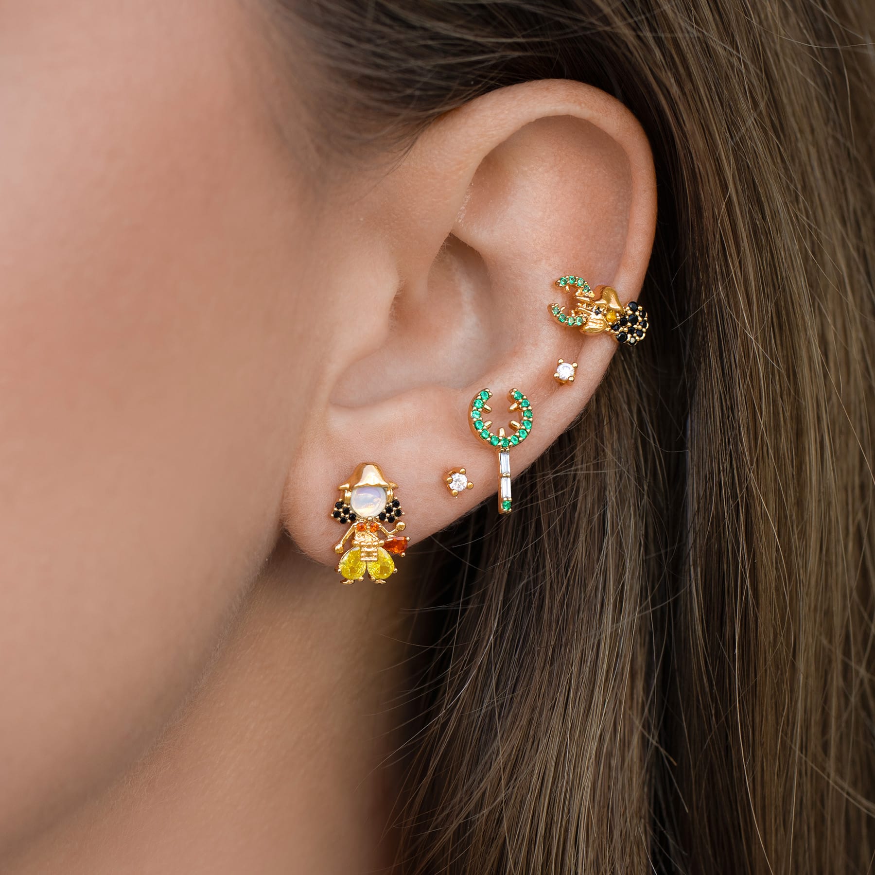 One Piece Usopp Earring Set