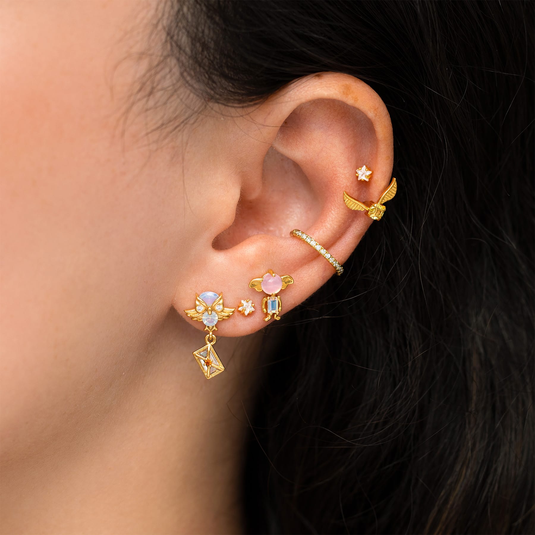 Harry Potter Hedwig Dangle Earrings