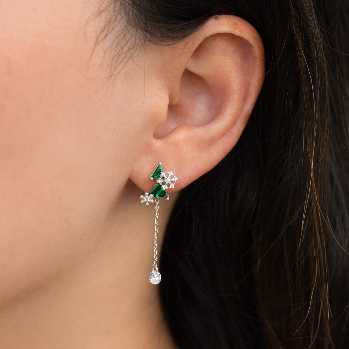 Oh Christmas Tree Dangle Earrings