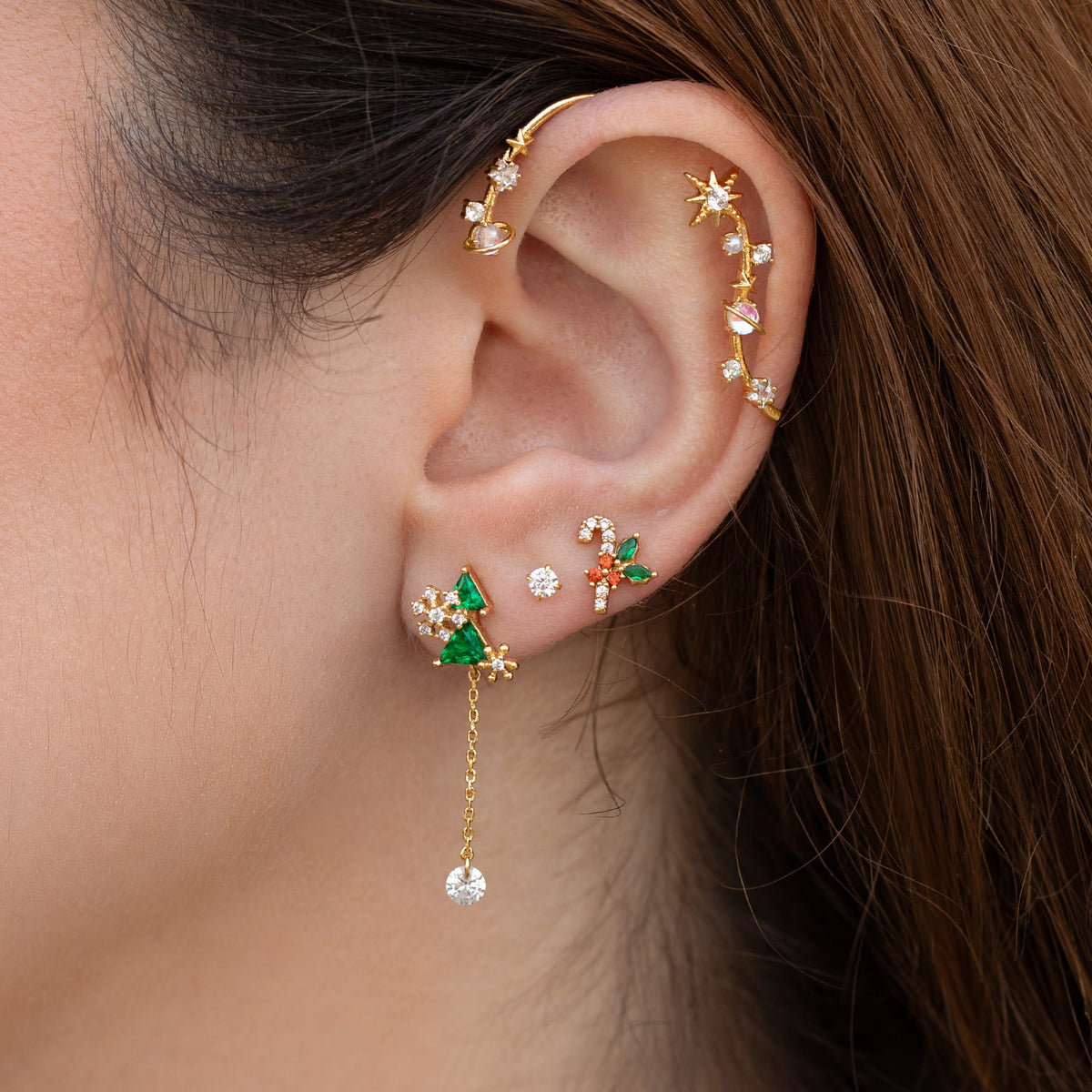Oh Christmas Tree Dangle Earrings