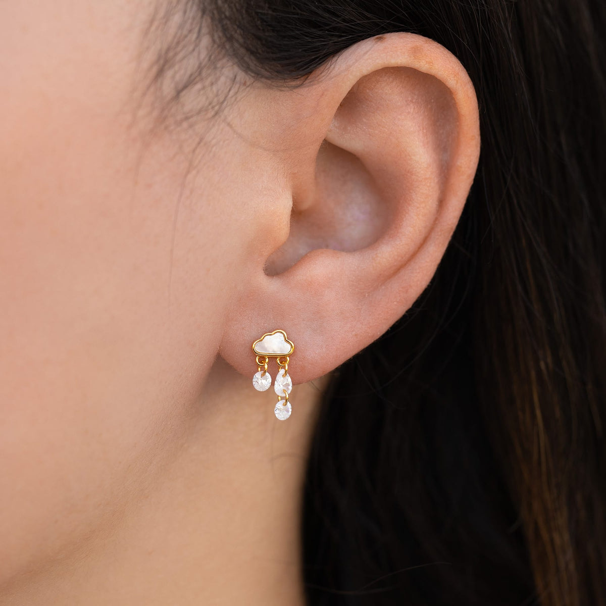 Head in the Clouds Mini Dangle Earrings