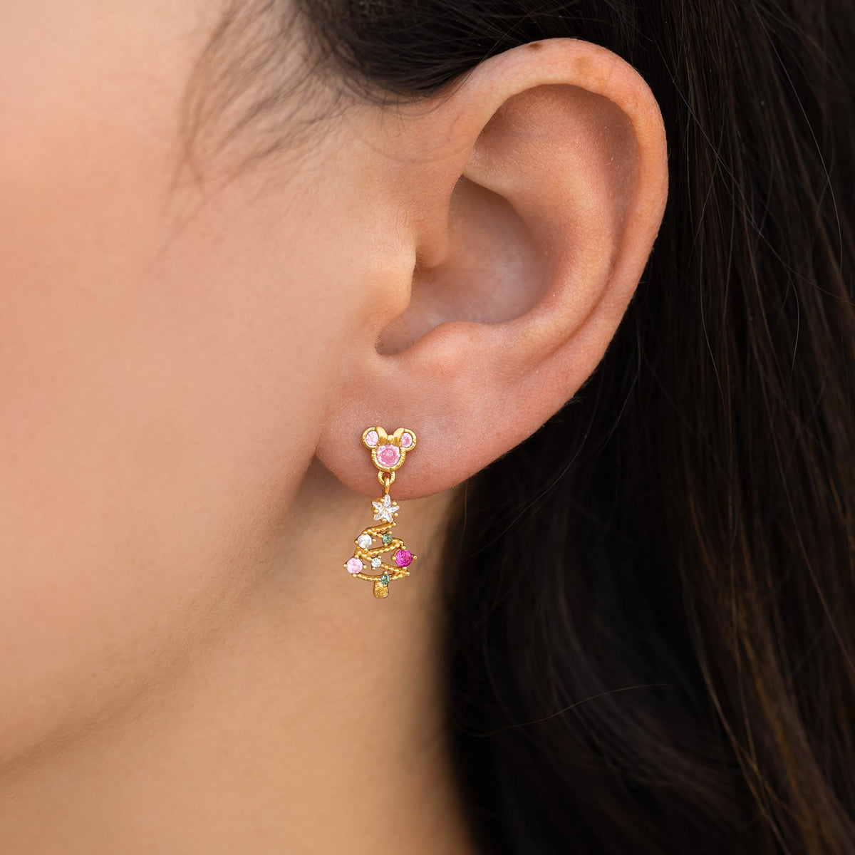 Disney Minnie Mouse Tree Earrings