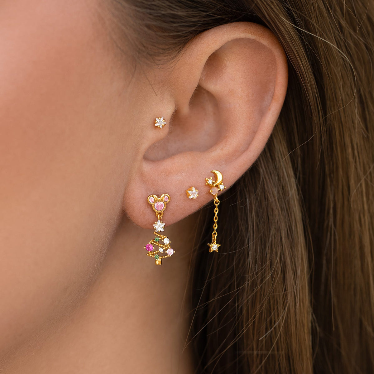 Disney Minnie Mouse Tree Earrings