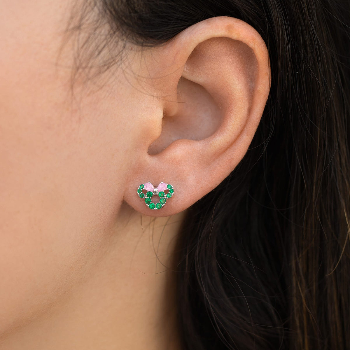 Disney Minnie’s Merry Wreath Studs