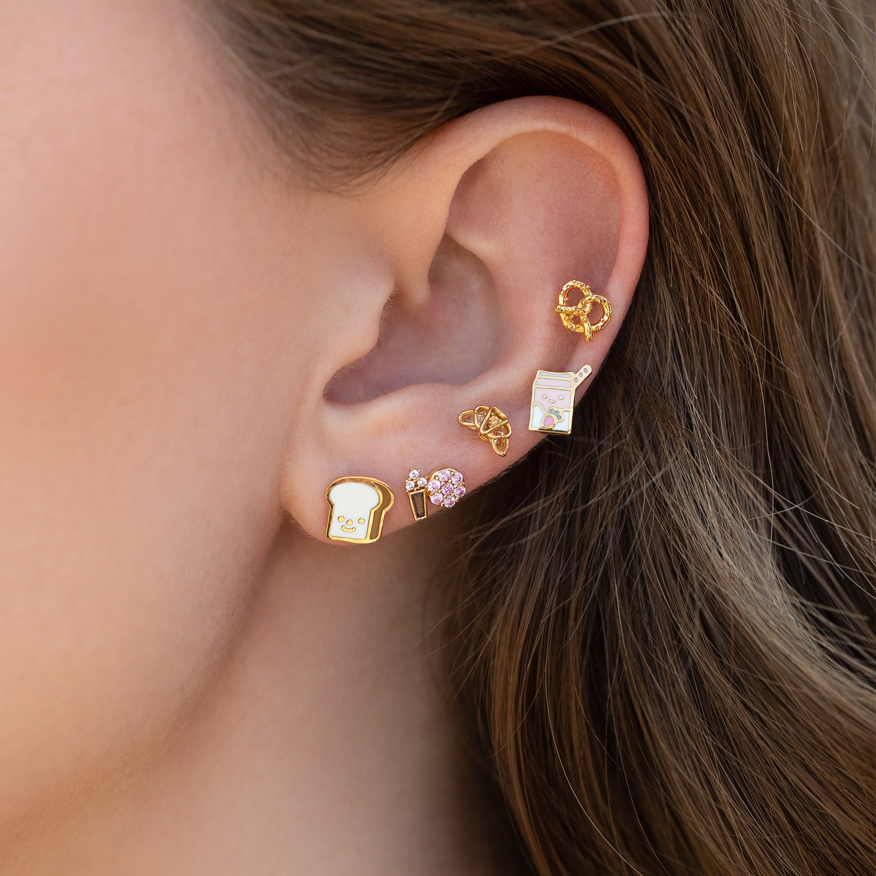 Strawberry Milk Studs