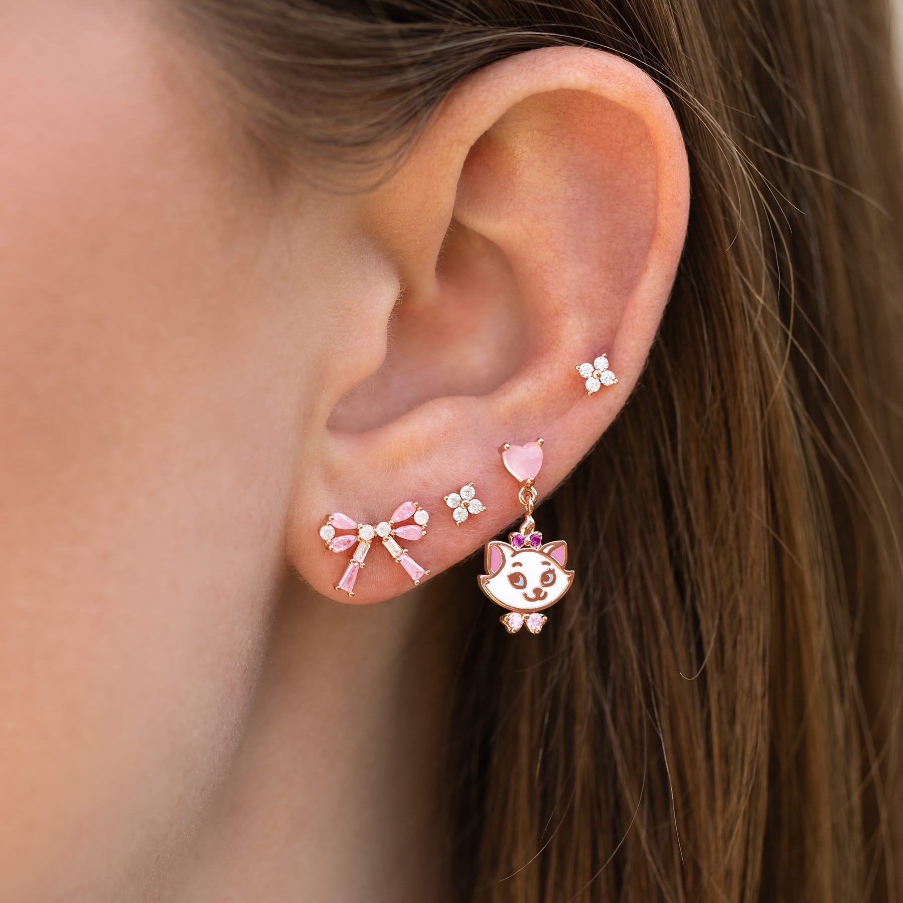 Disney The Aristocats Marie Dangle Earrings