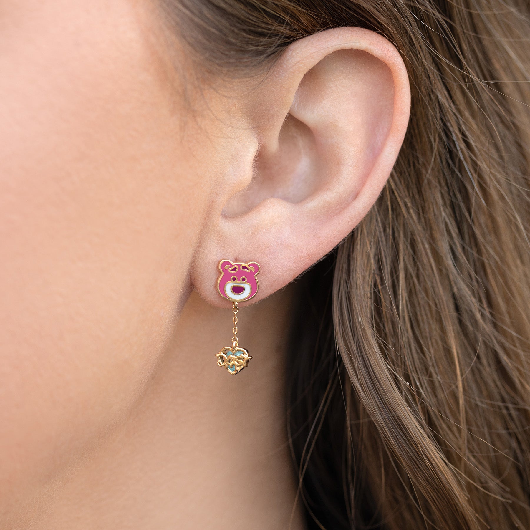 Pixar Toy Story Lotso Dangle Earrings