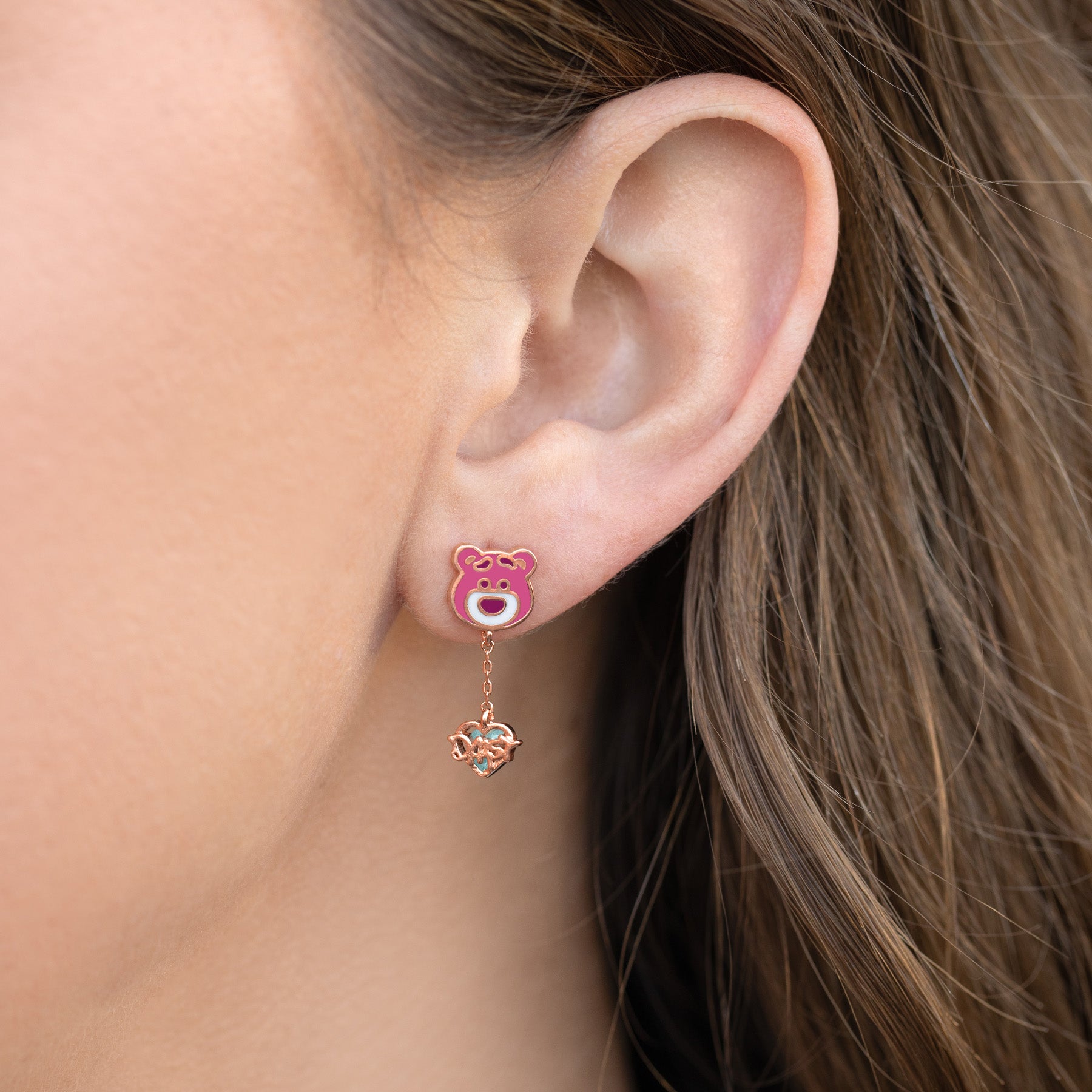 Pixar Toy Story Lotso Dangle Earrings