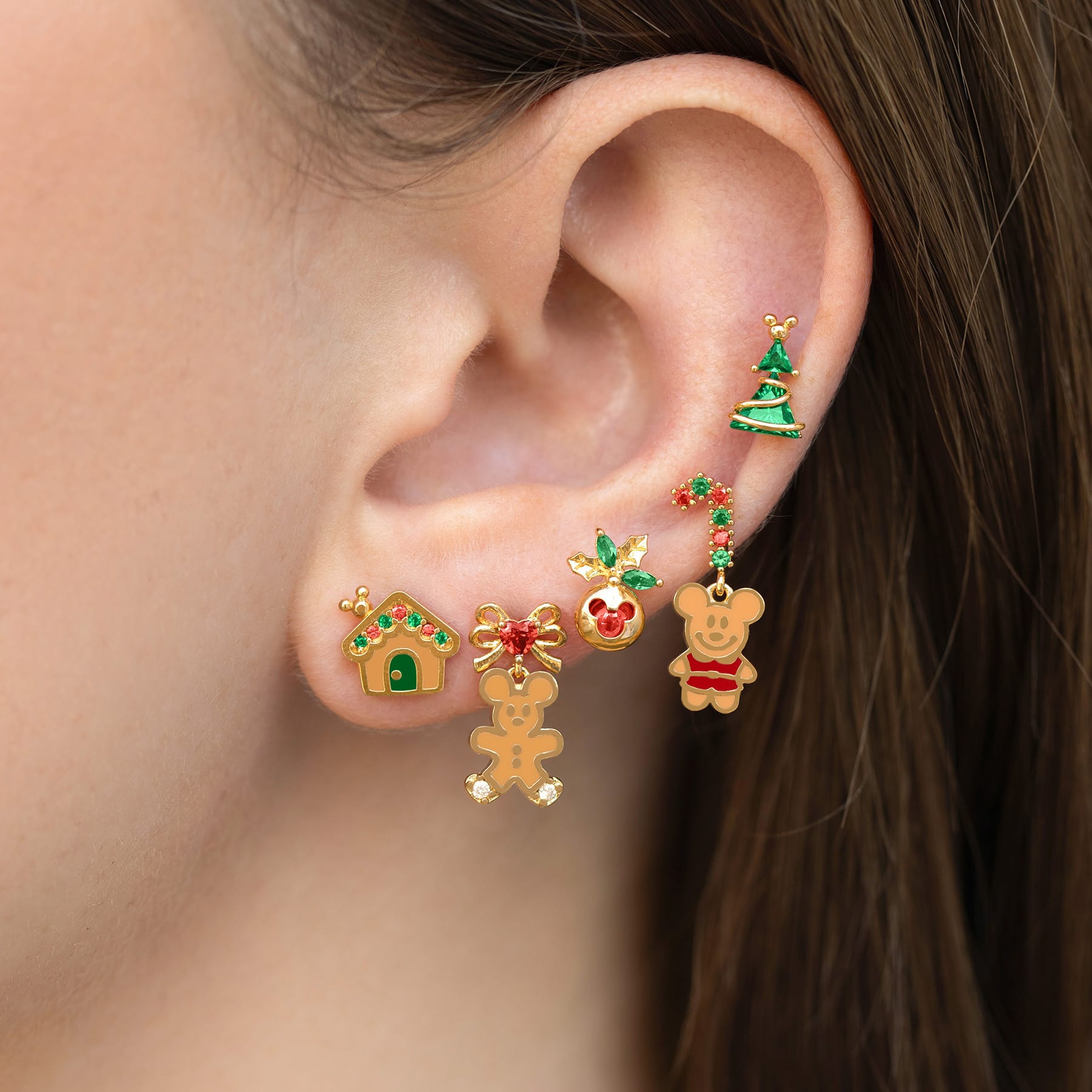 Disney Candy Cane Lane Earrings