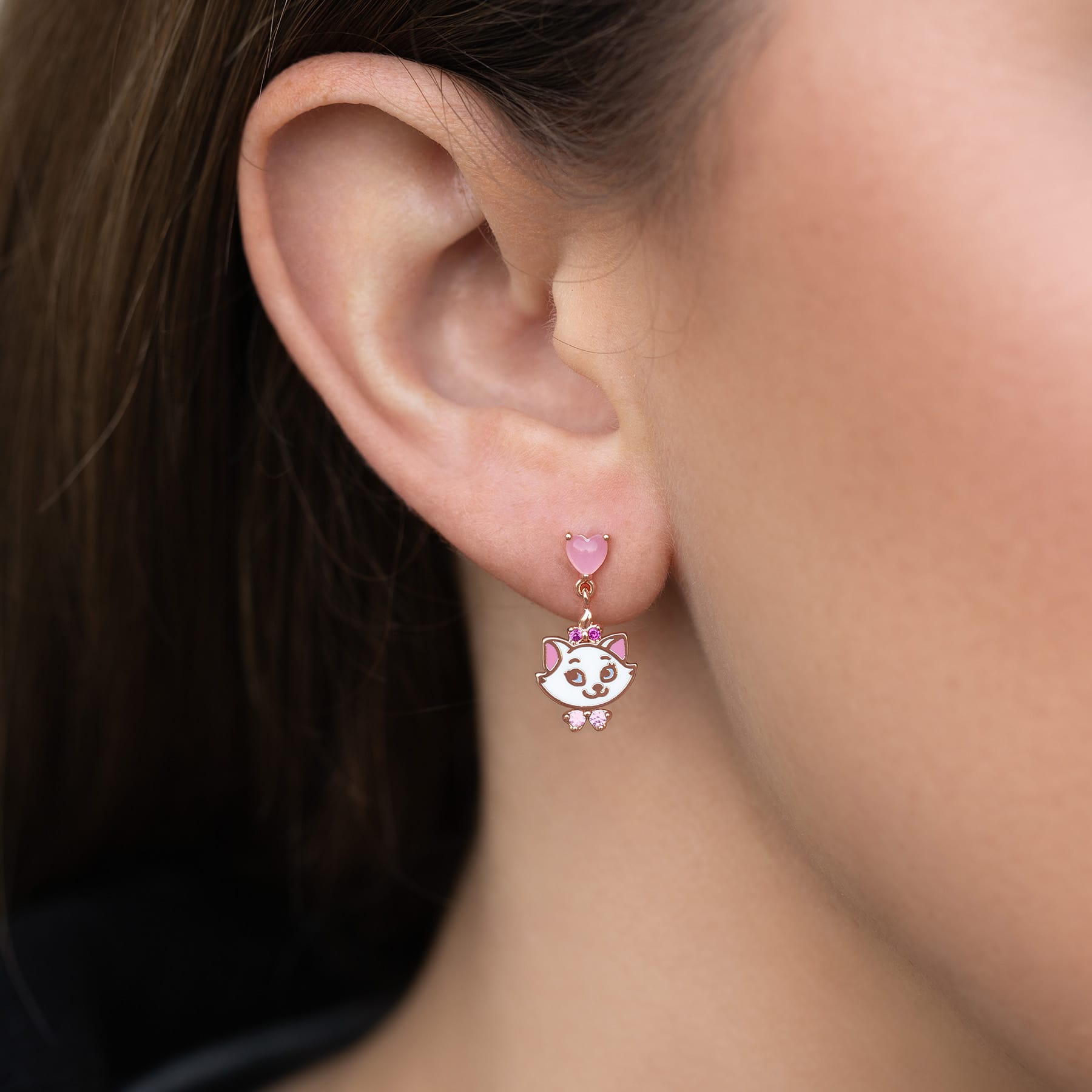 Disney The Aristocats Marie Dangle Earrings