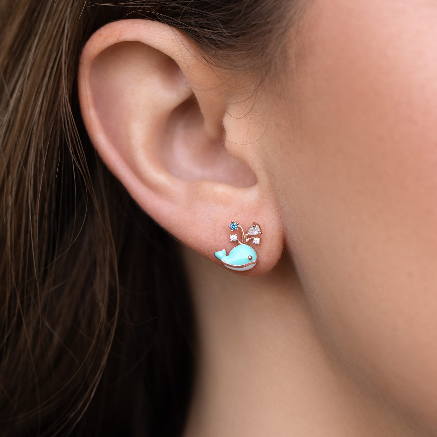 Whale You Be Mine Studs