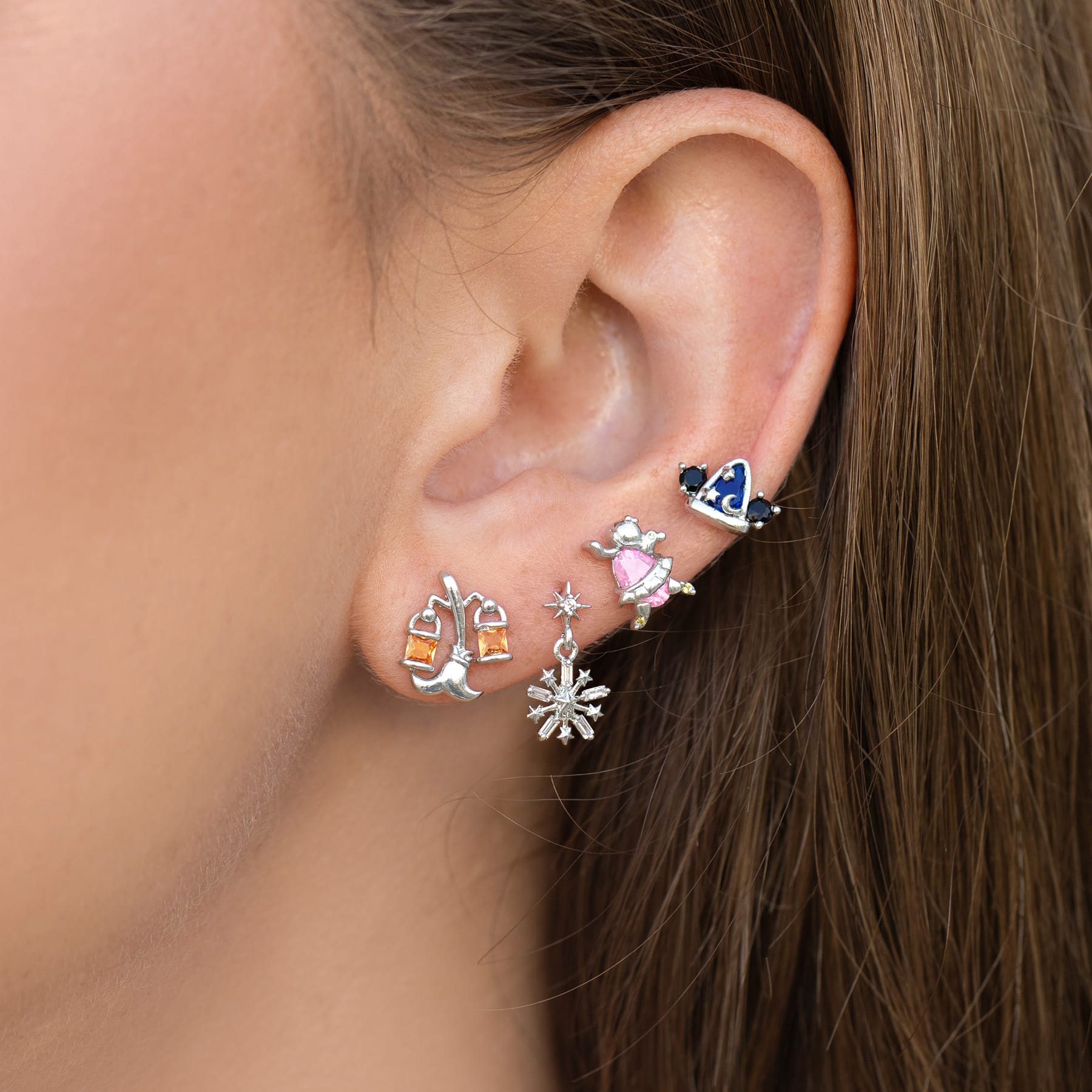 Disney Fantasia Sorcerer Apprentice Mickey Mouse Earring Set