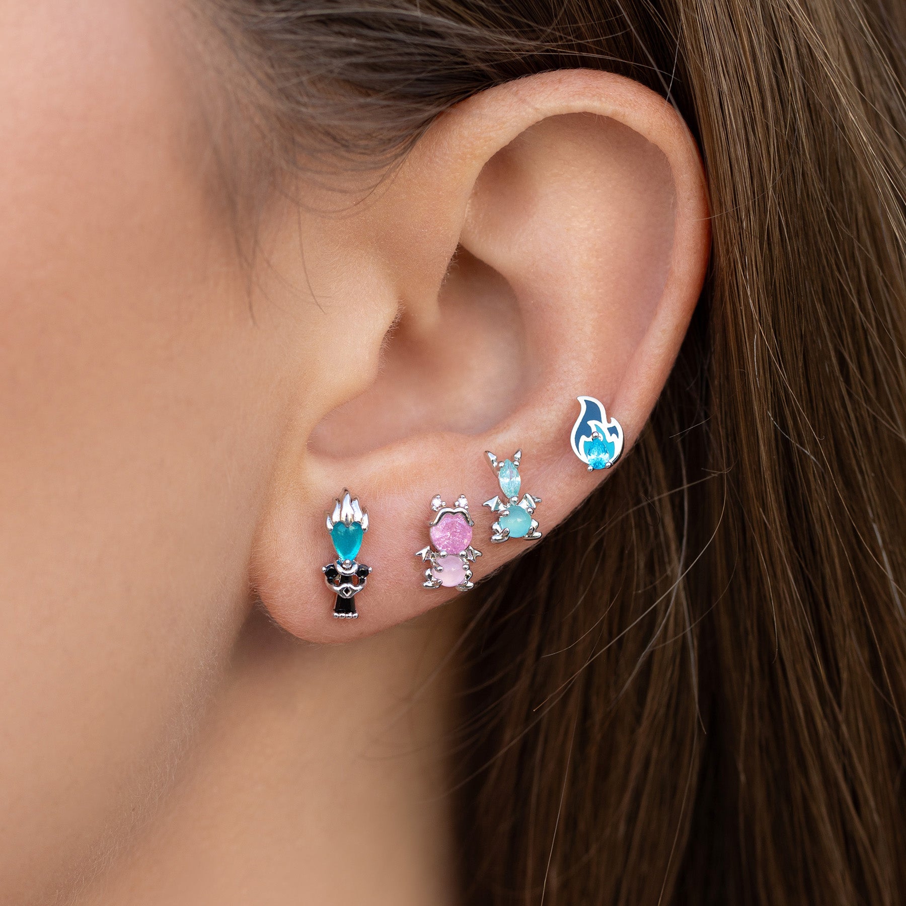 Disney Hercules' Hades Earring Set