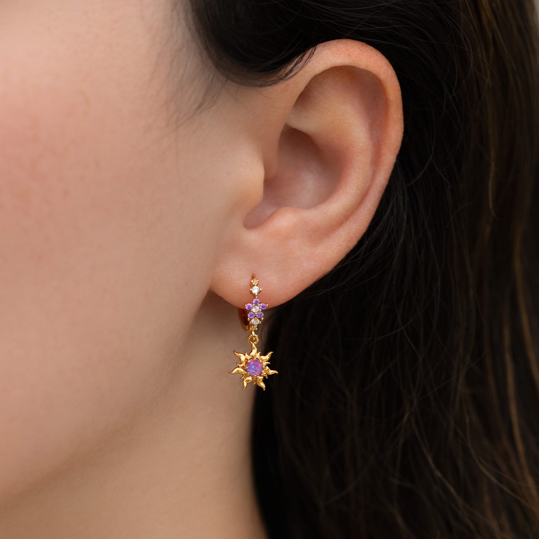 Disney Princess Tangled Corona's Crest Hoops