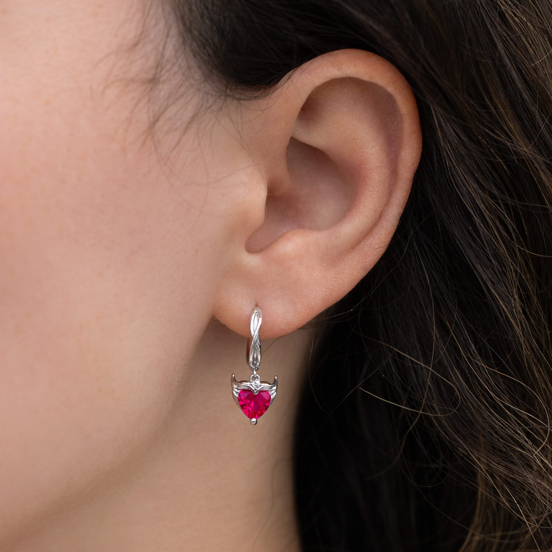 Marvel's Scarlet Witch Heartspell Hoops