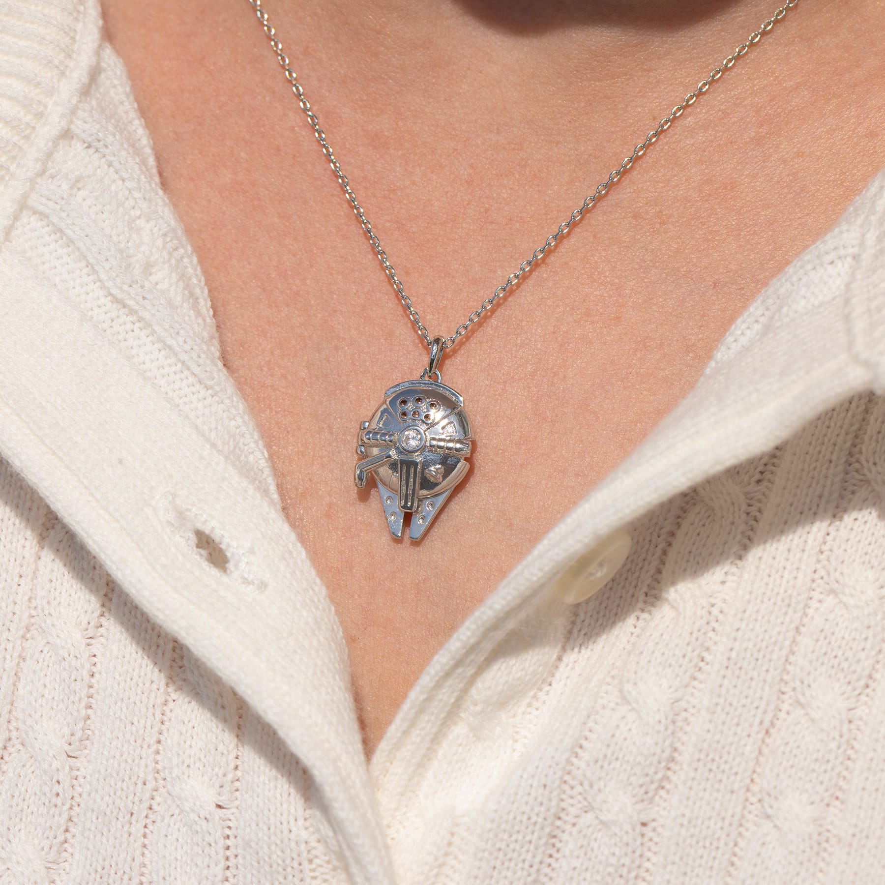 Star Wars™ Millennium Falcon™ Locket Necklace