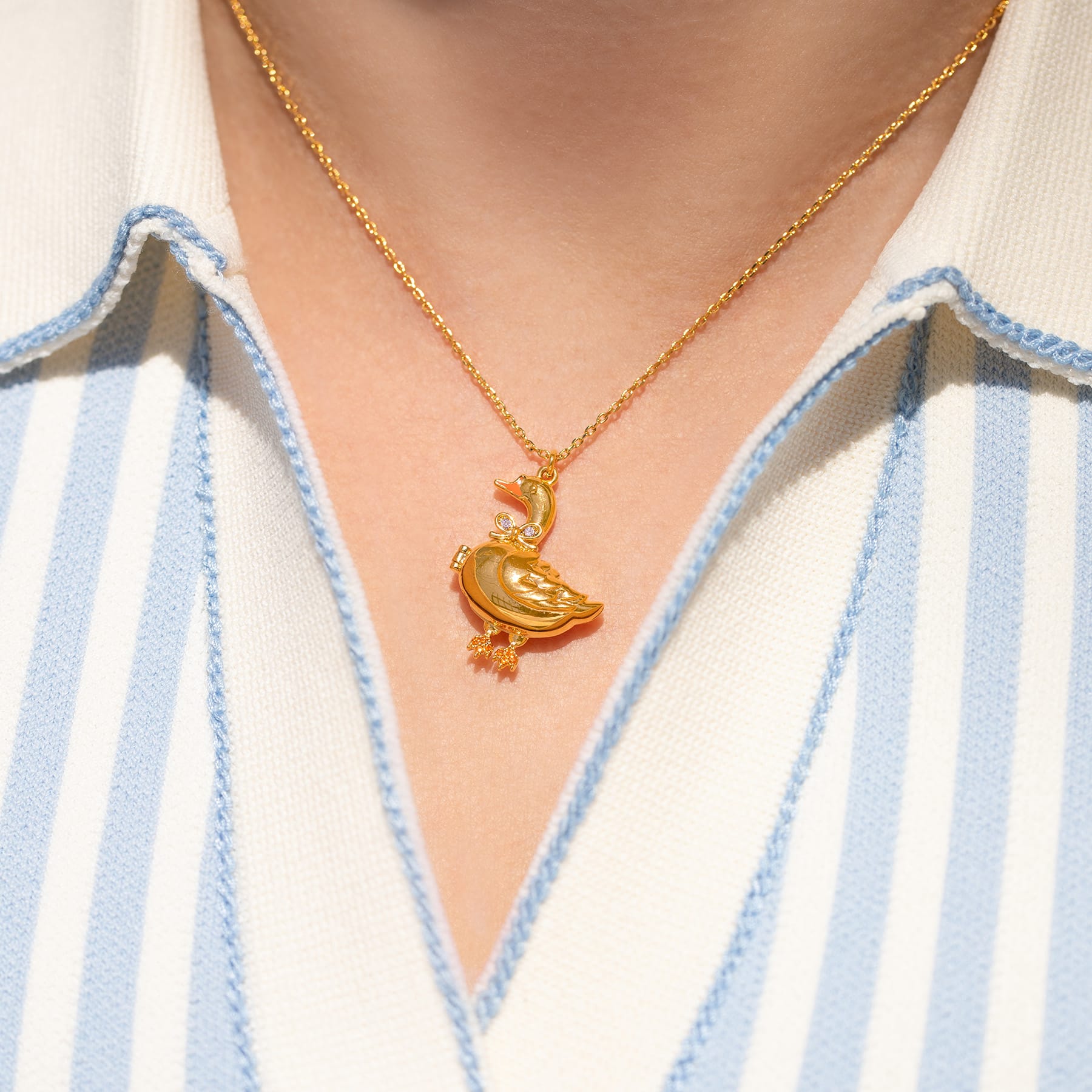 Mother Goose Locket Necklace