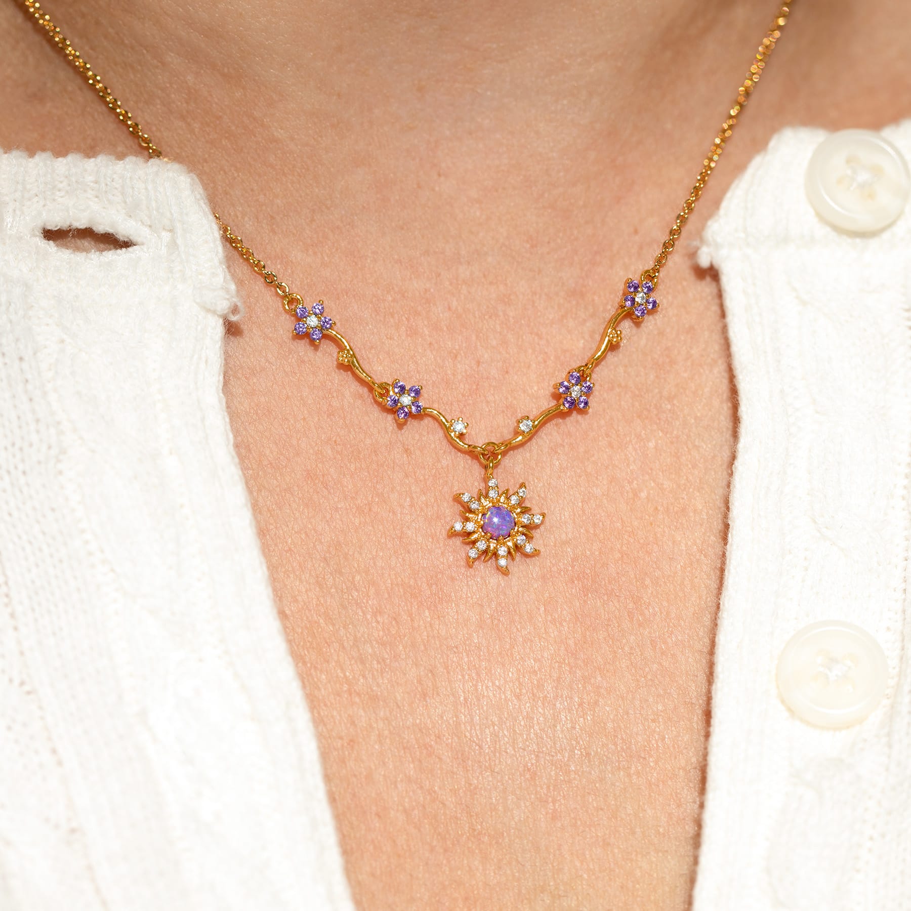 Disney Princess Tangled Corona's Crest Necklace