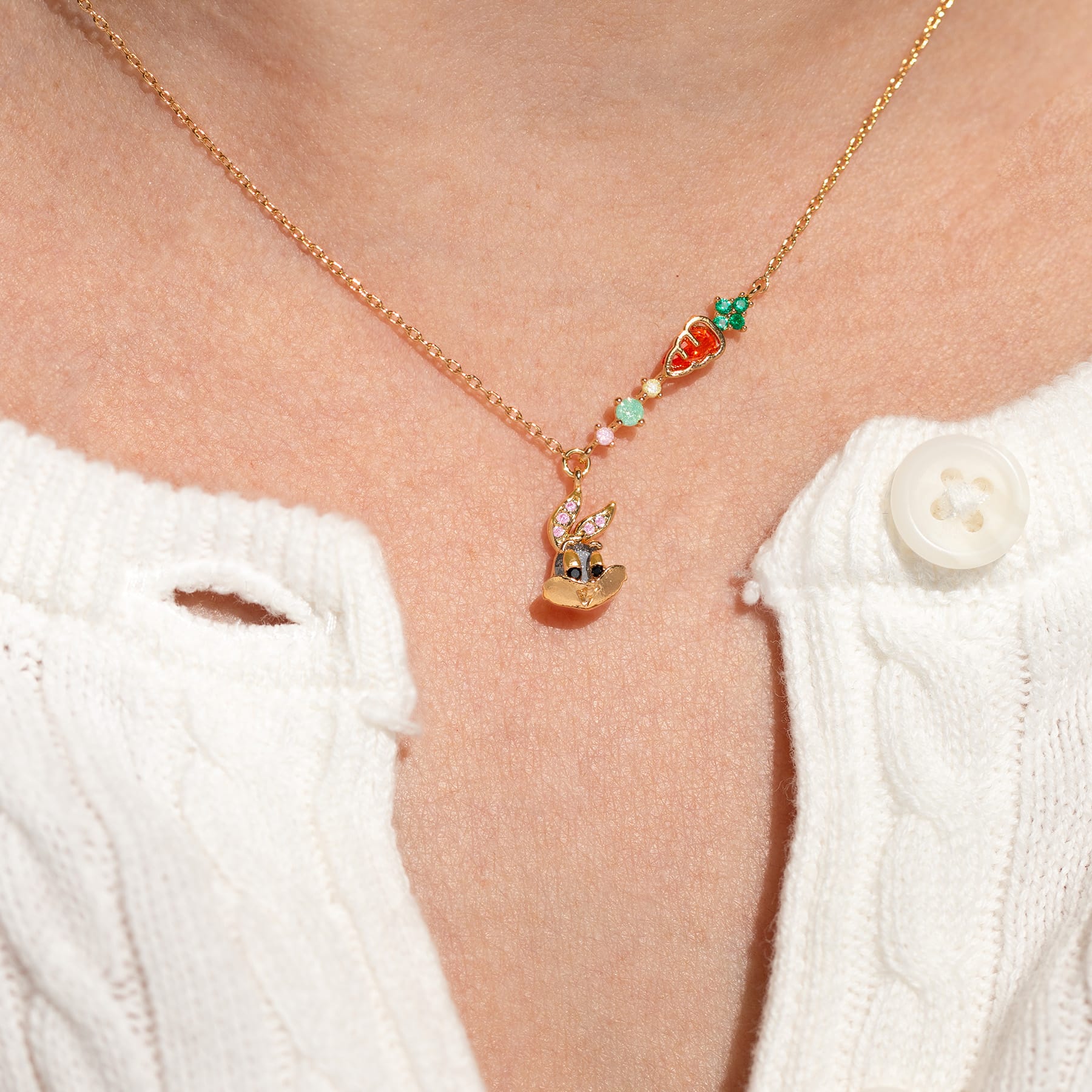 Looney Tunes Bugs Bunny What's Up, Doc? Necklace