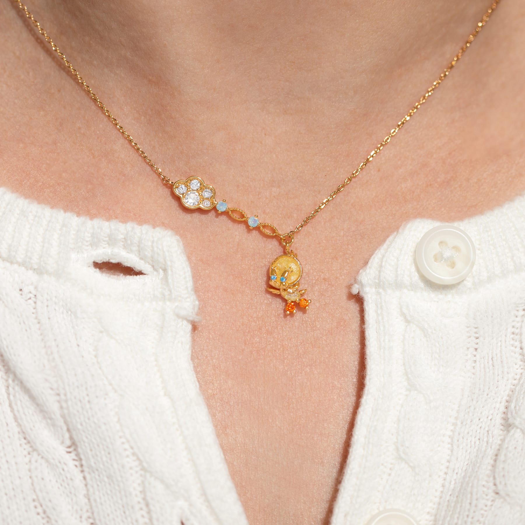 Looney Tunes Tweety Bird Necklace