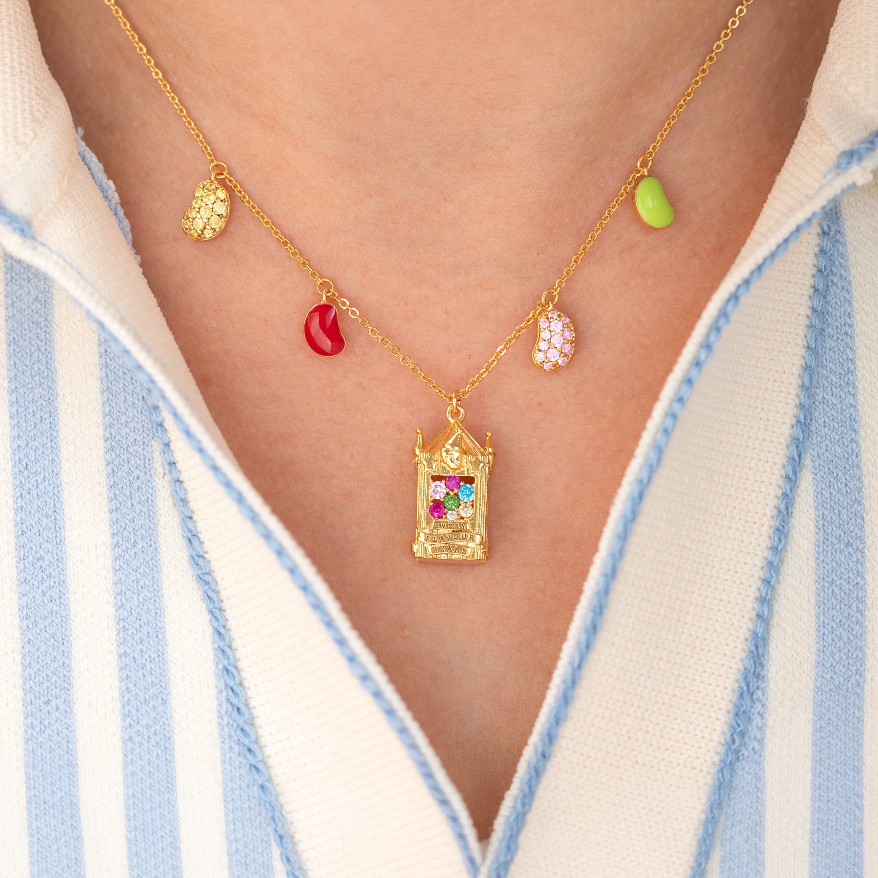 Harry Potter Bertie Bott's Every Flavour Beans Necklace