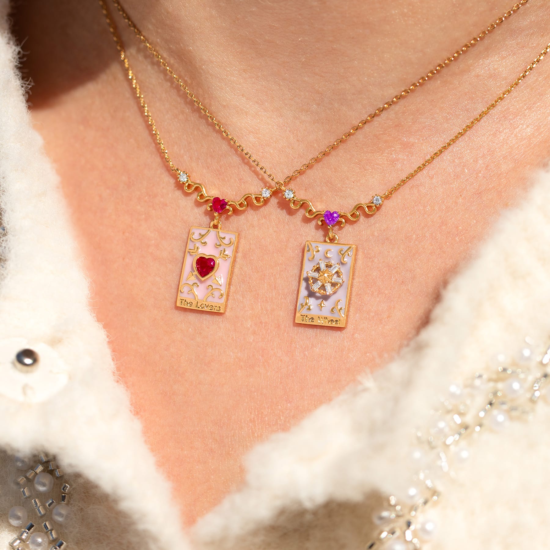 Tarot Card Necklace