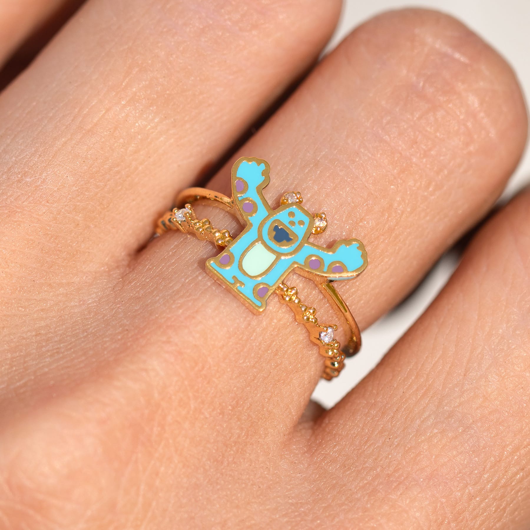 the monsters ring Pixar Monsters, Inc. Sulley Ring Gold / 6