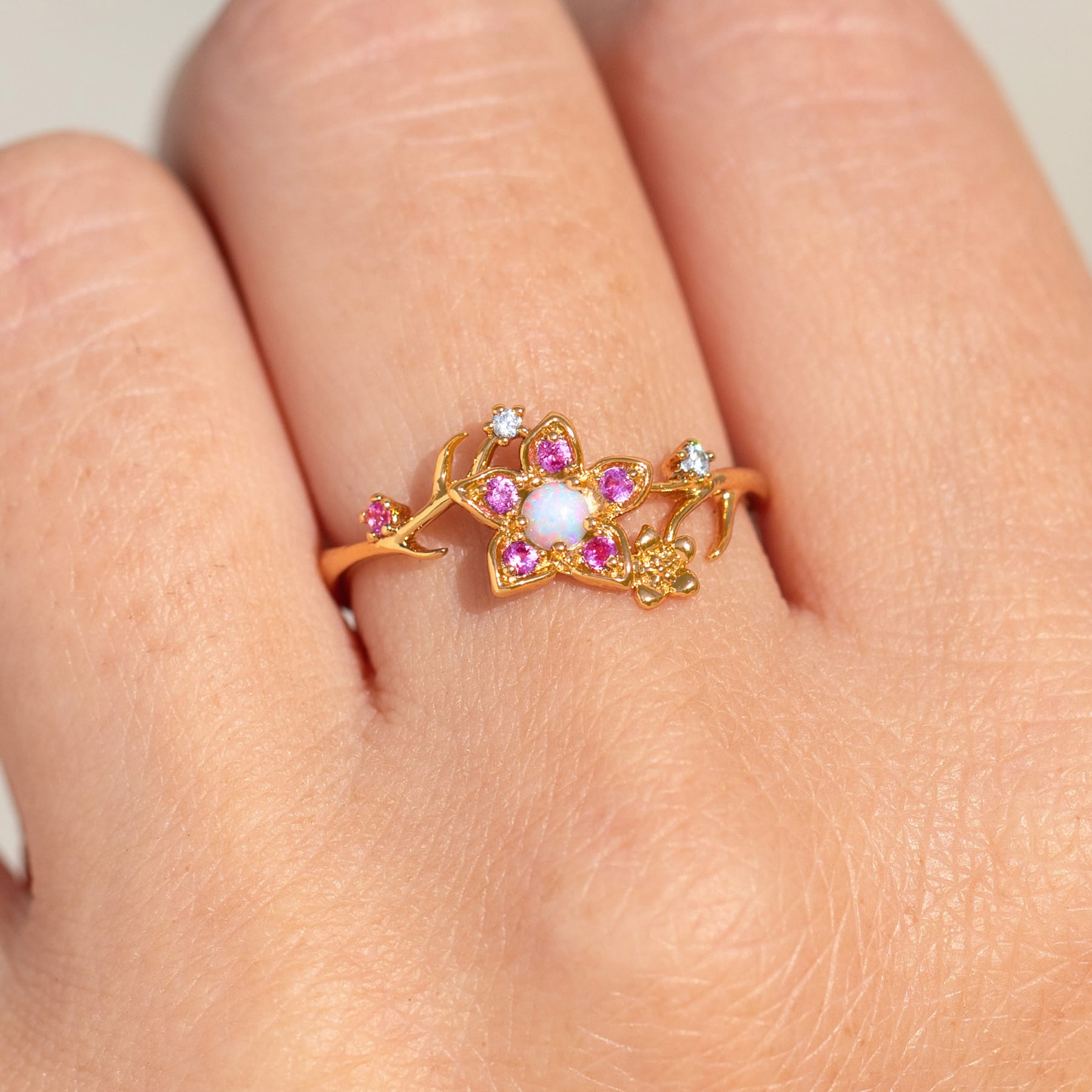 Disney Princess Mulan Flower Ring