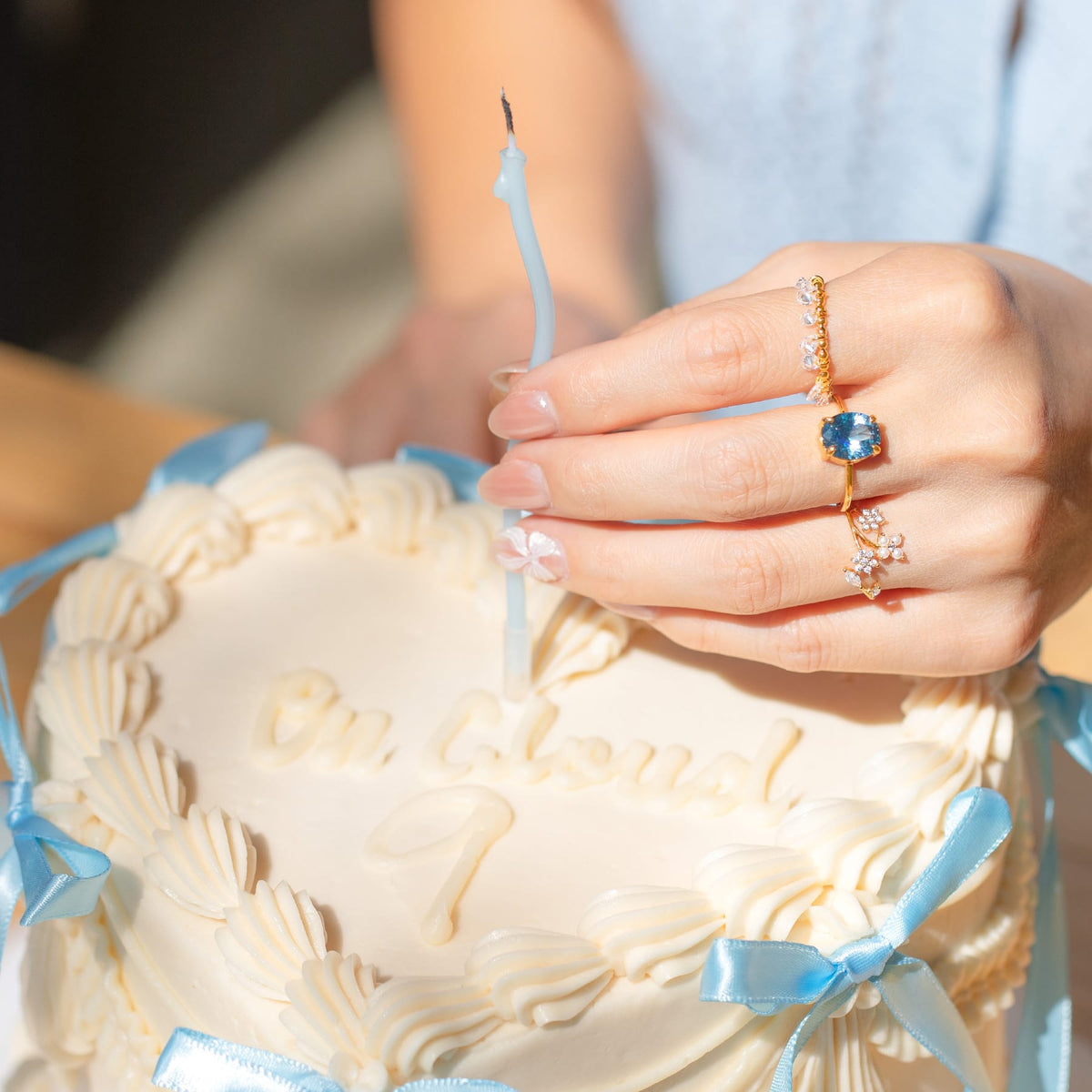 Cloud Drifter Dangle Ring
