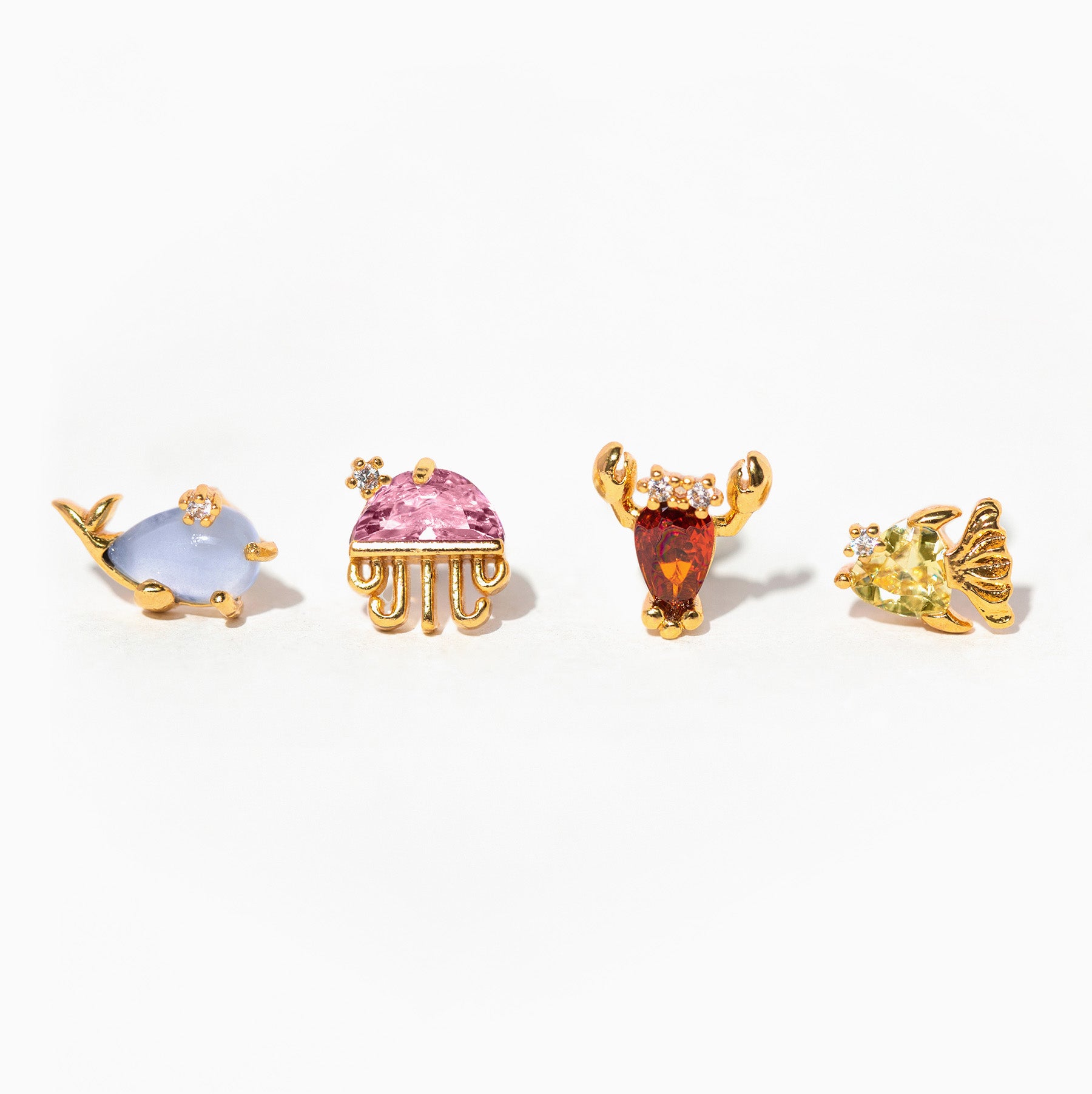 Deep Blue Sea Stud Set