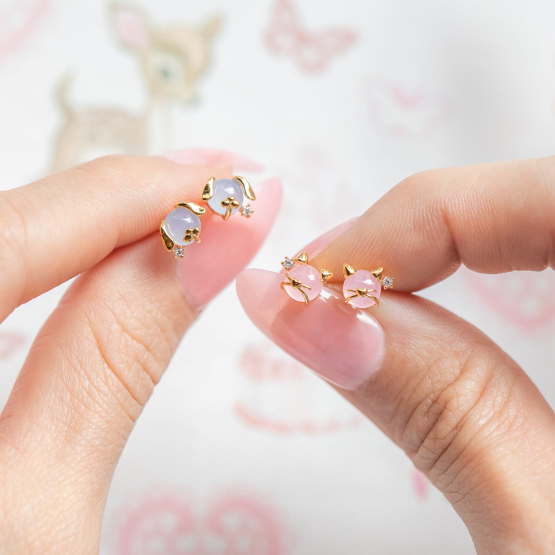 Kitty Kat Studs