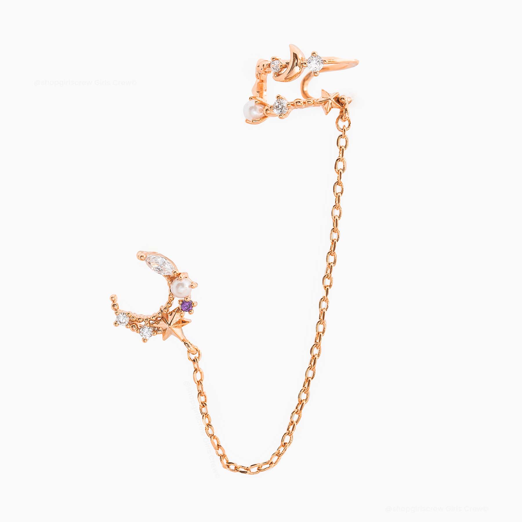 Cosmic Skies Ear Cuff + Stud