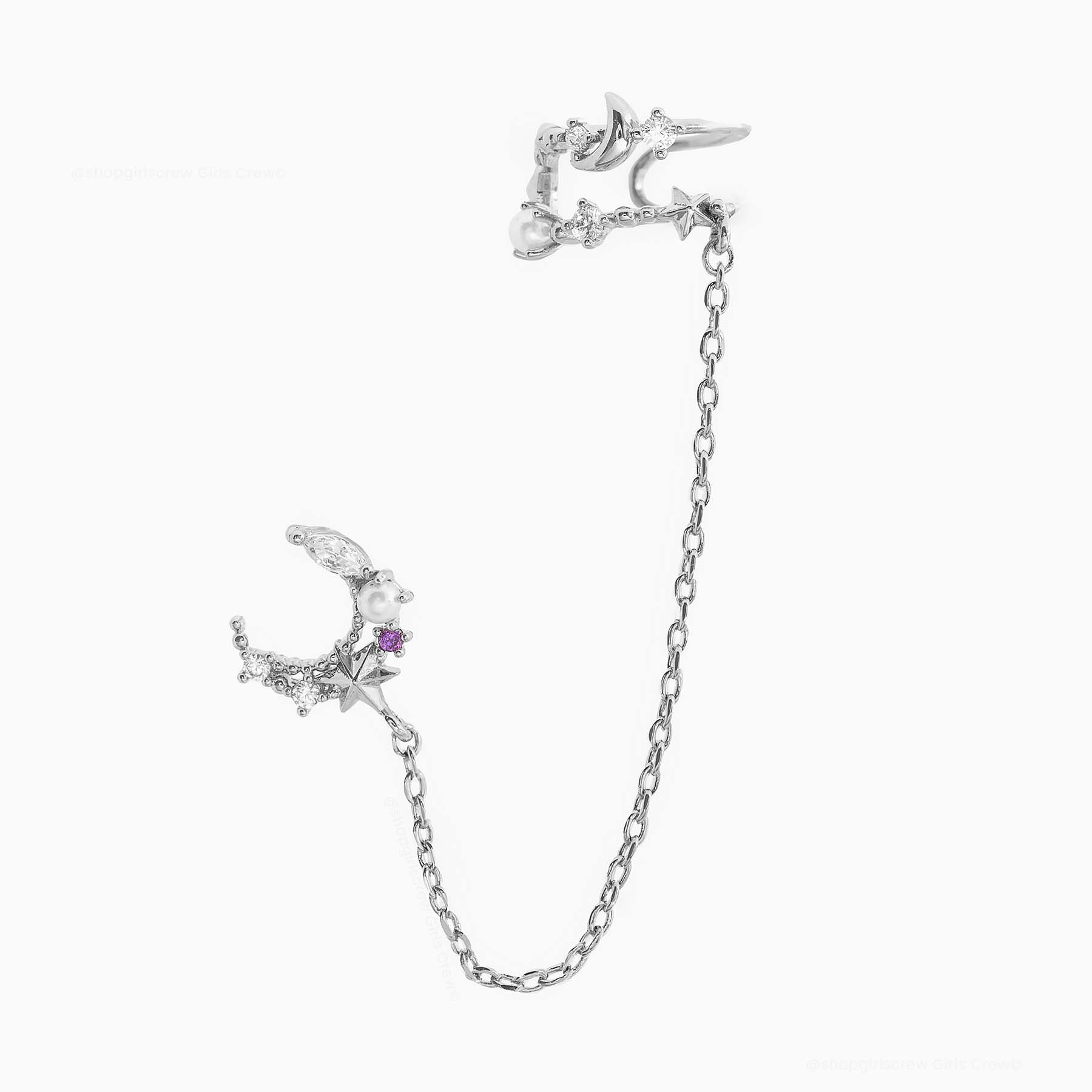 Cosmic Skies Ear Cuff + Stud