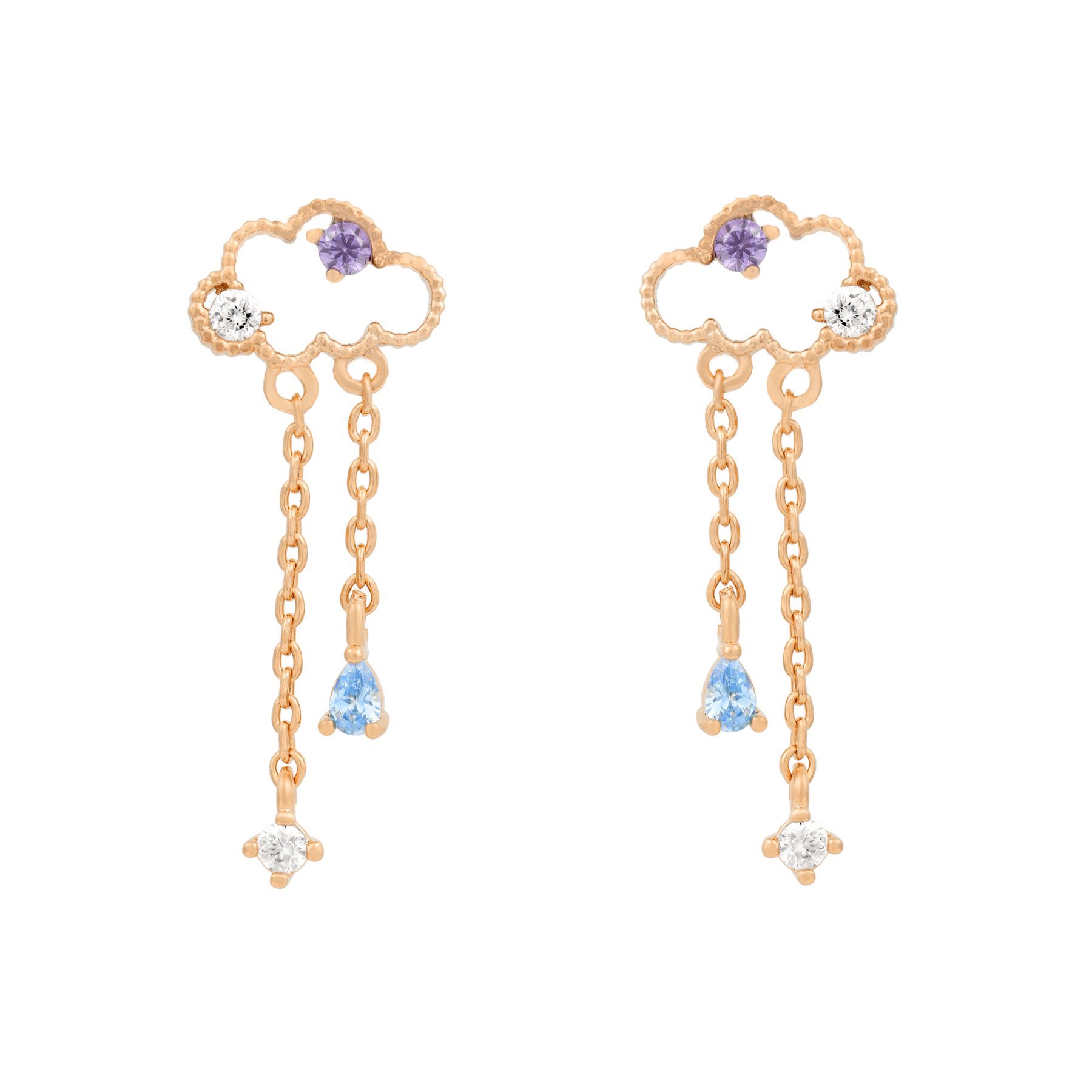 Reigning Clouds Dangle Earrings