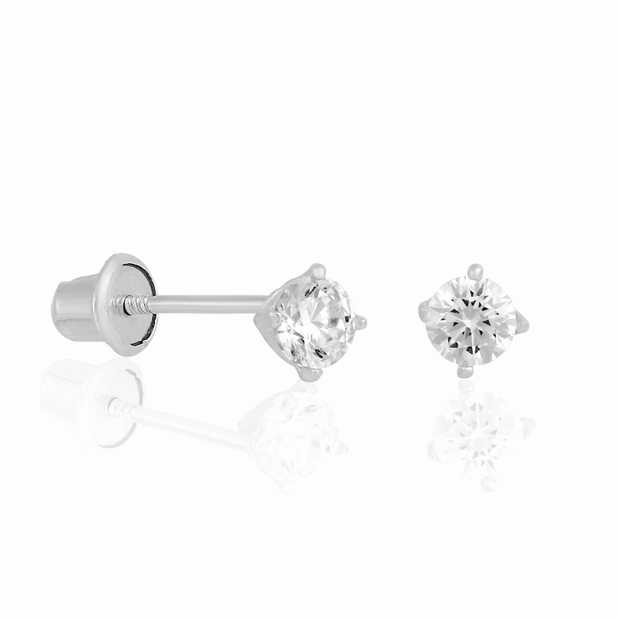 14k Solid Gold Perfect Mini Stud Earrings
