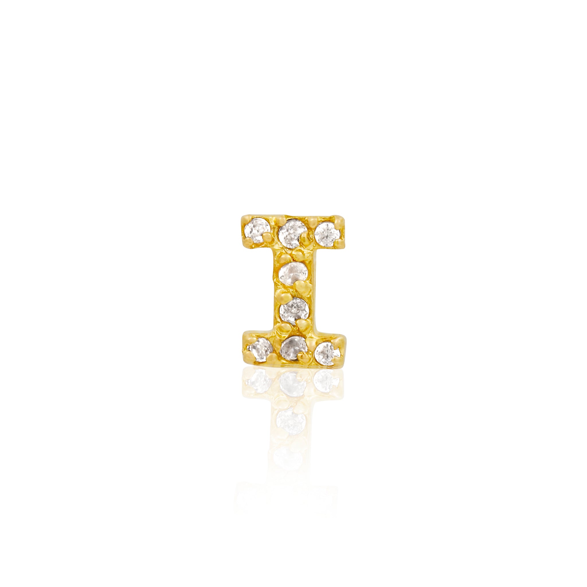 10k Fine Initial Stud