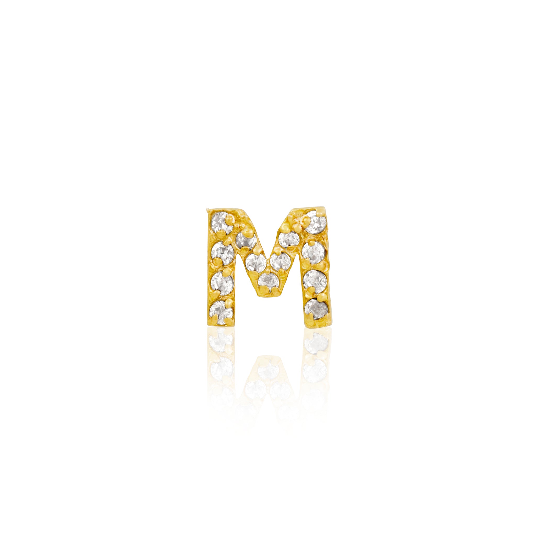 10k Fine Initial Stud