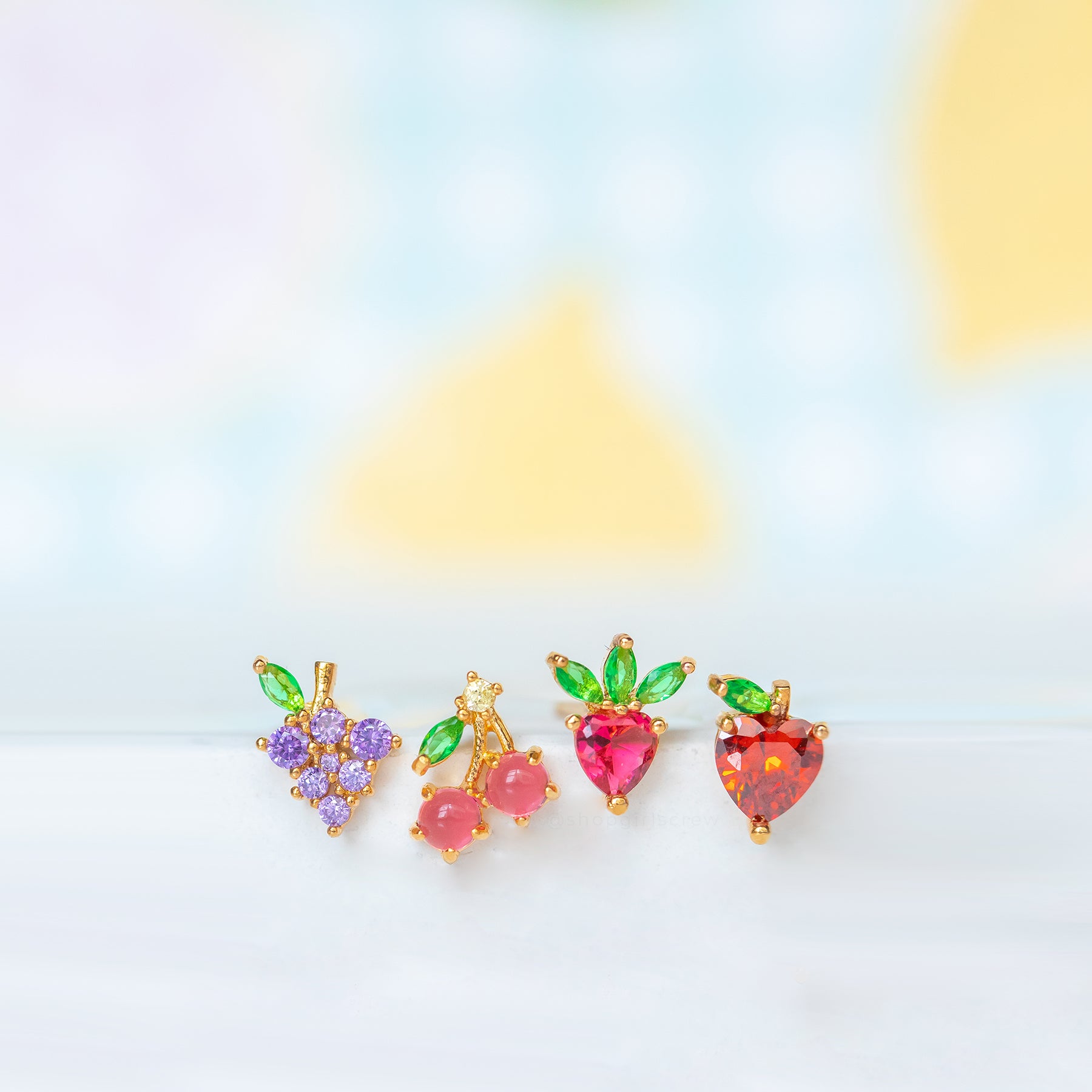 Fruit Basket Stud Set