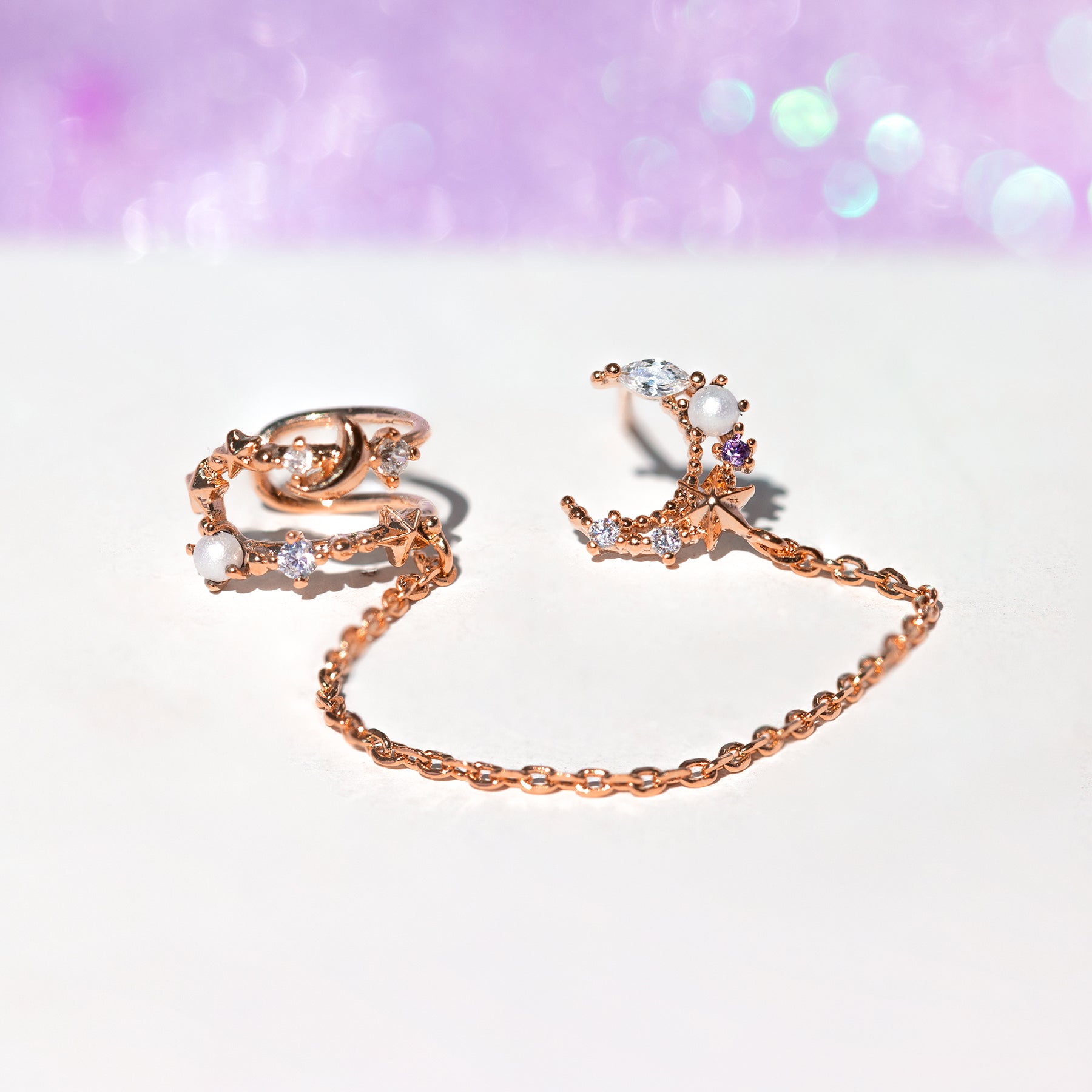 Cosmic Skies Ear Cuff + Stud