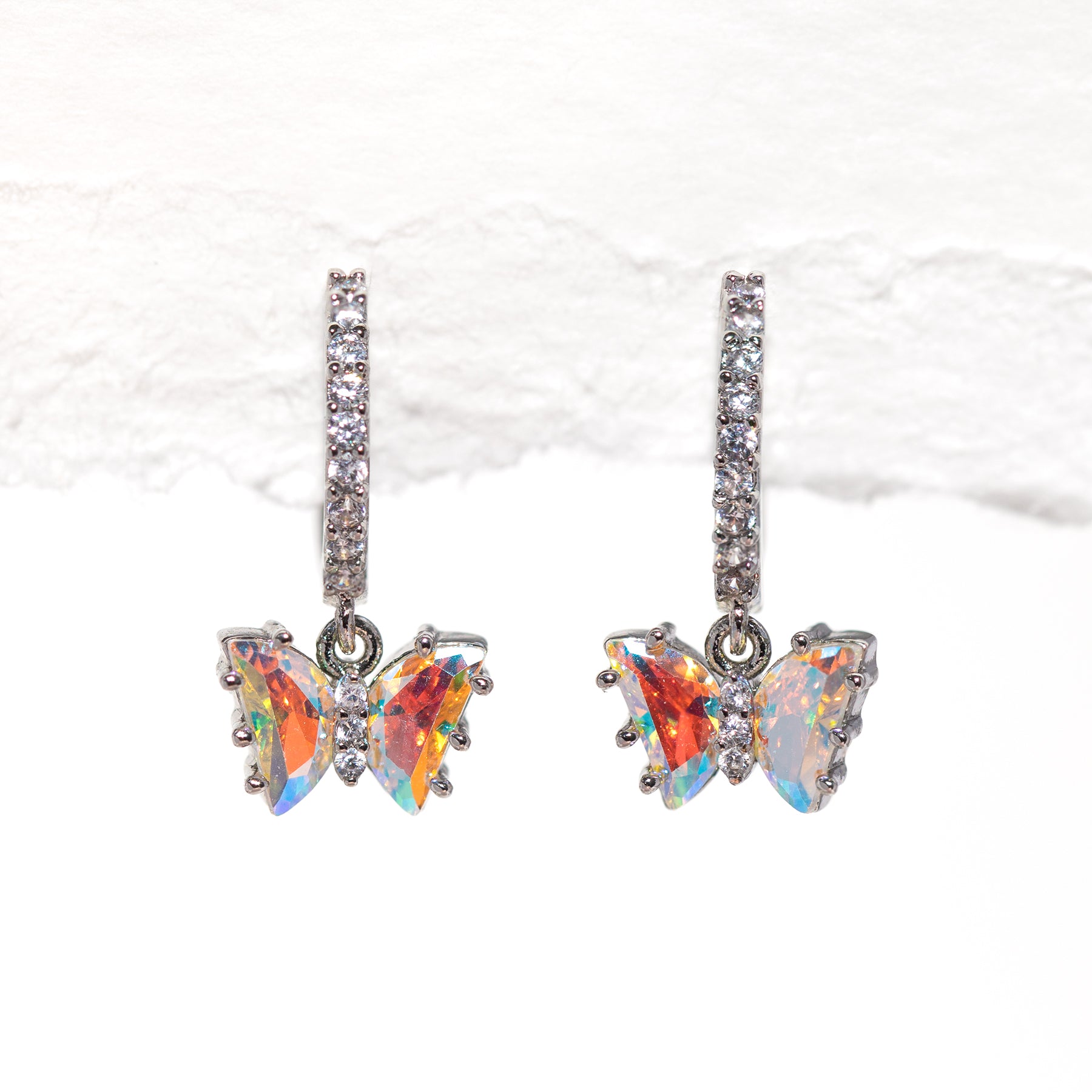 Iridescent Flutter Love Hoops