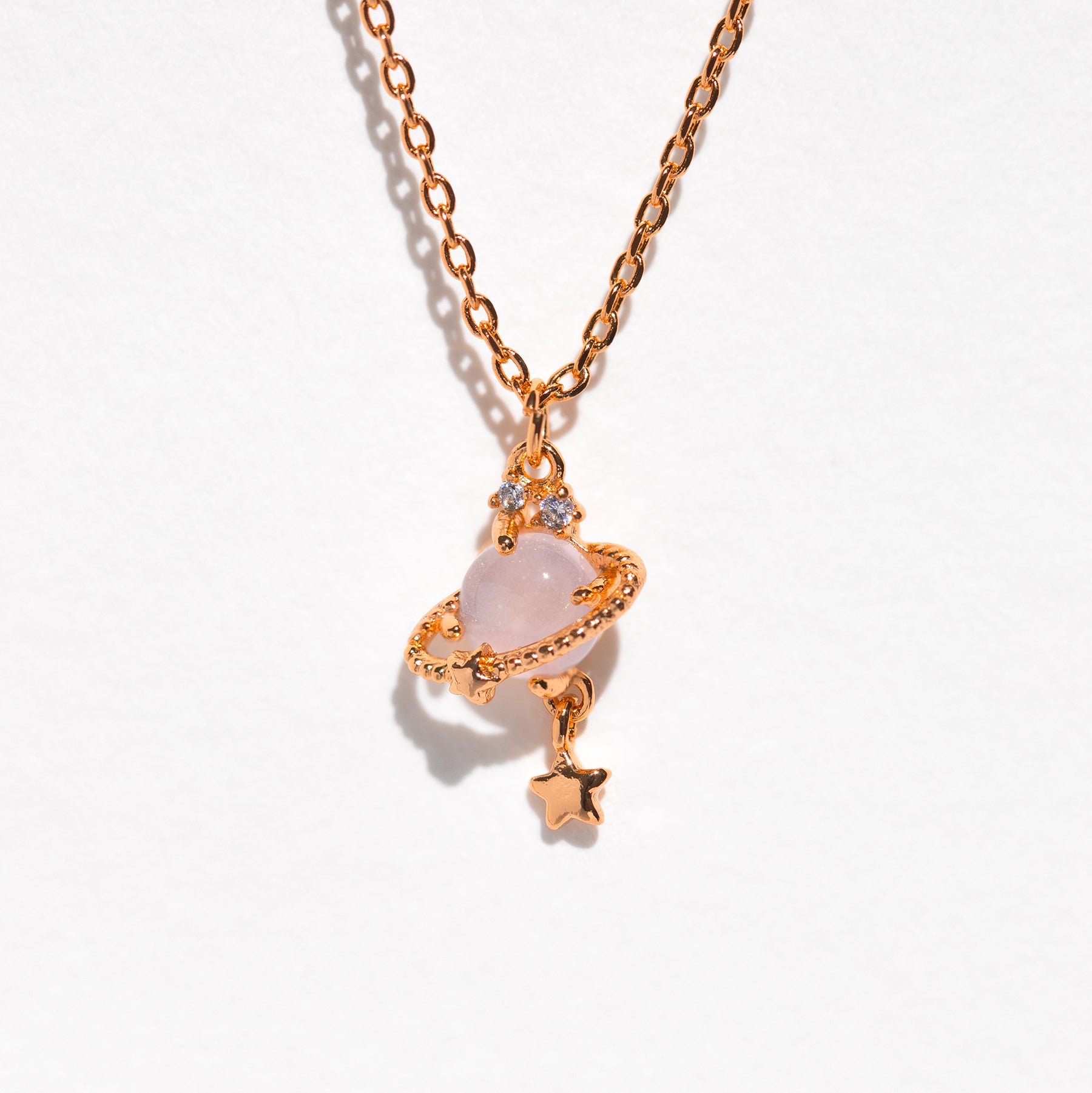 Pink Jupiter Necklace