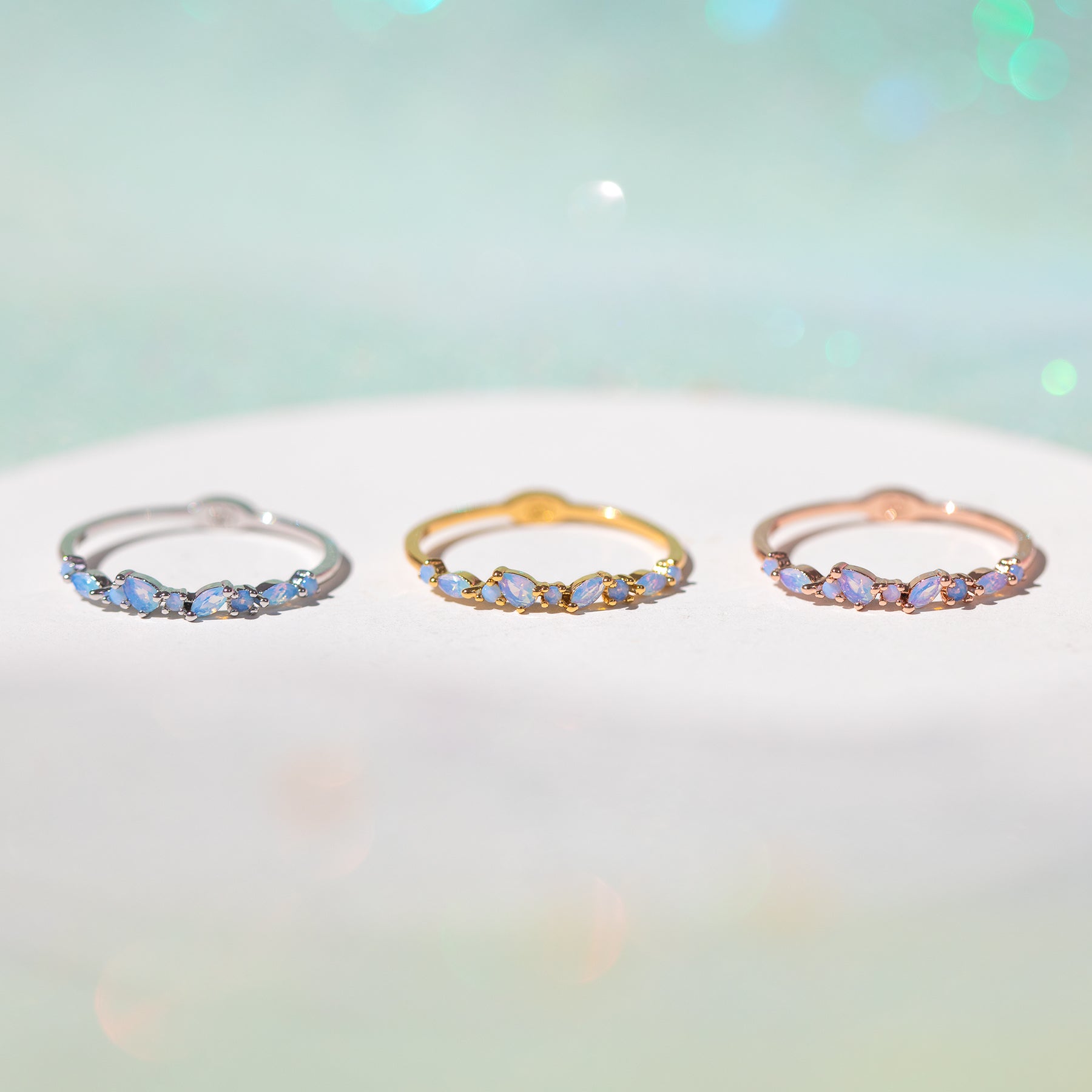 Blue Lily Ring
