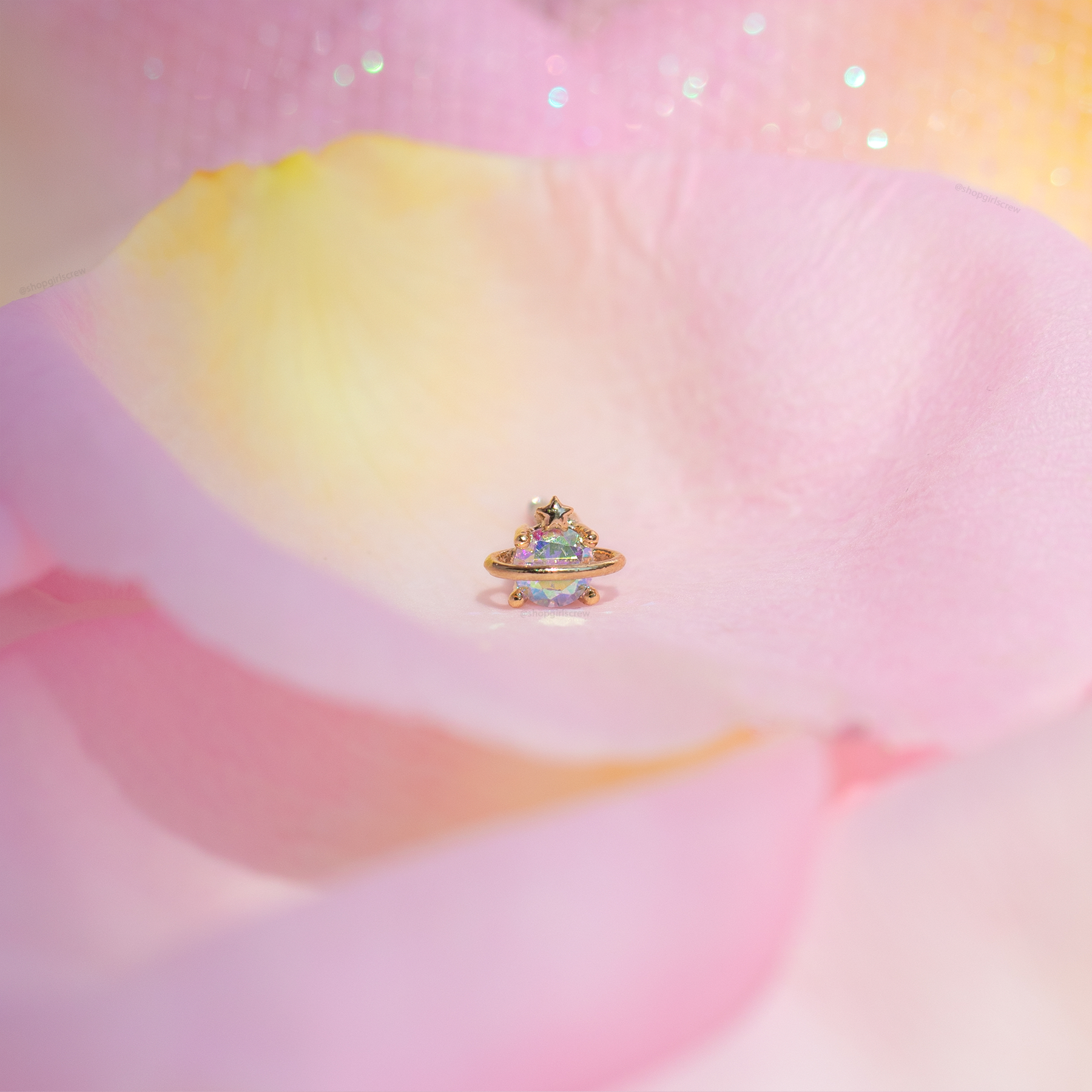Petite Planet Piercing Style Earring