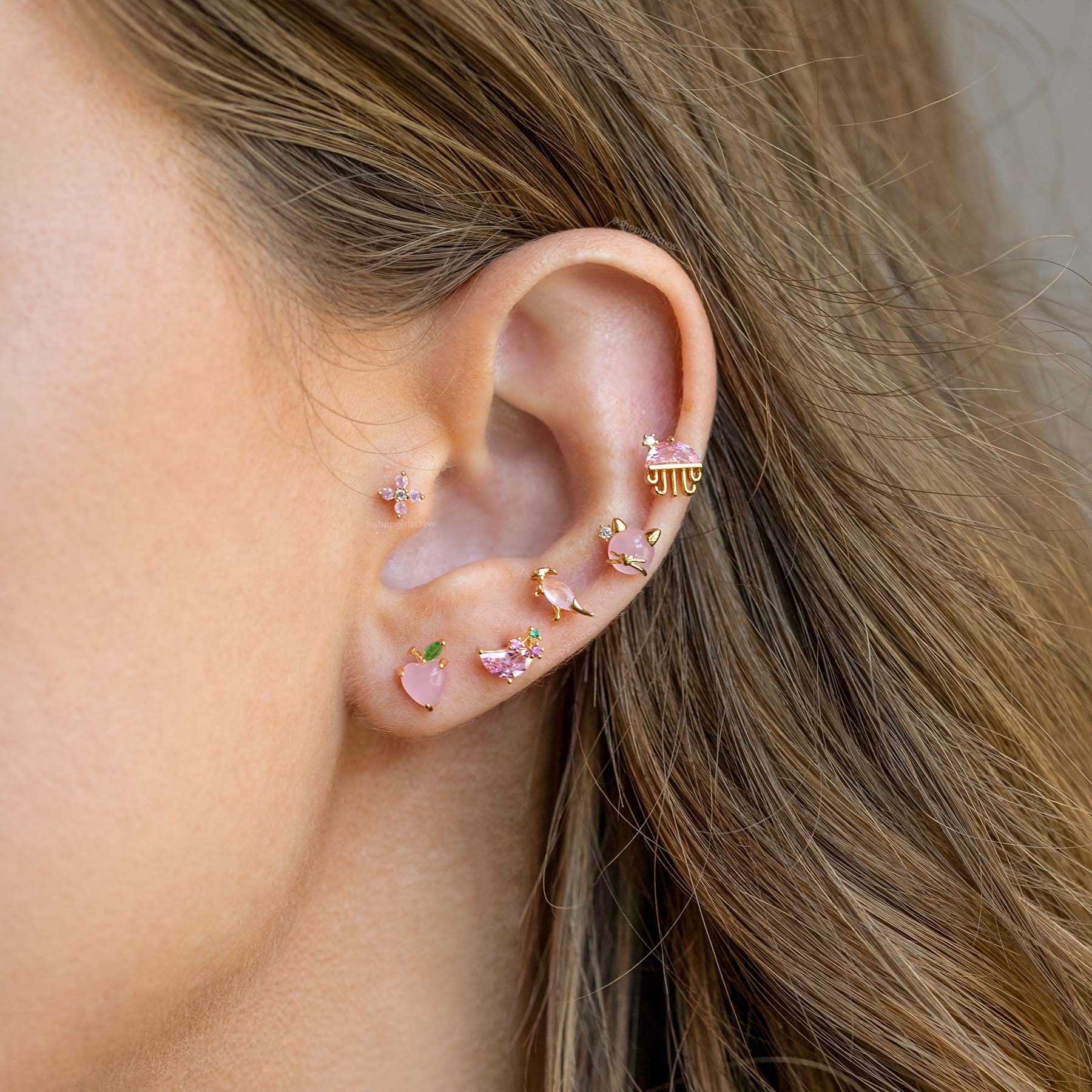 Kitty Kat Studs