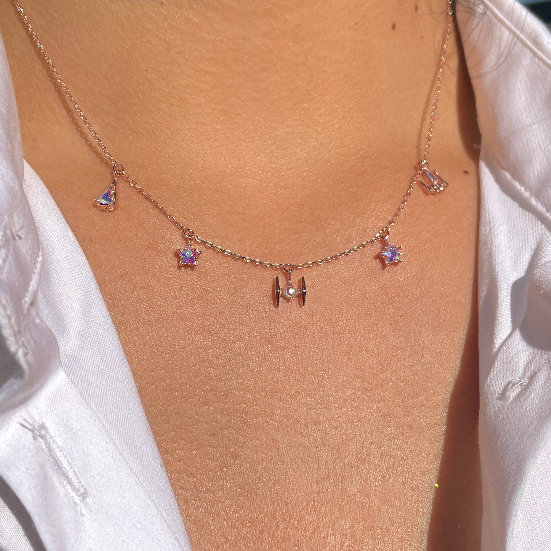Star Wars™ Starfighter Charm Necklace